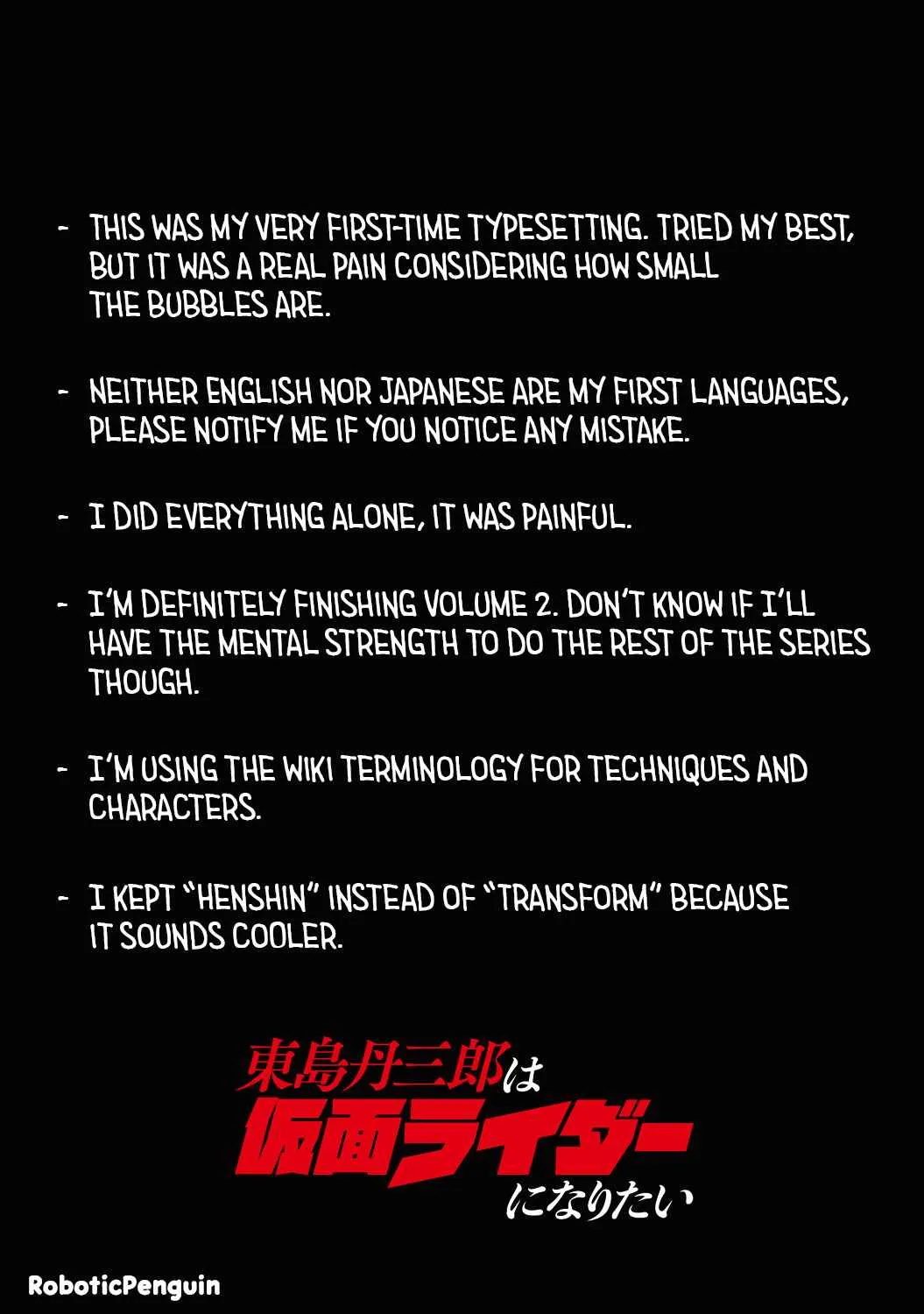 Tojima Wants to Be a Kamen Rider Chapter 5 page 47 - 