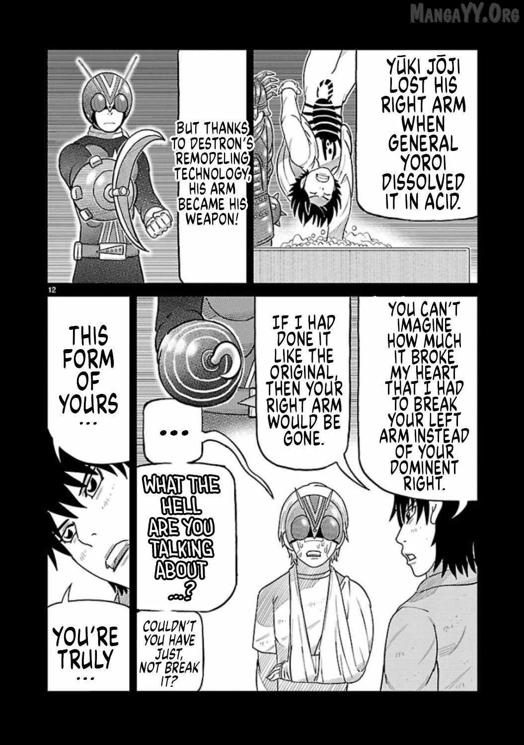 Tojima Wants to Be a Kamen Rider Chapter 8 page 12 - 