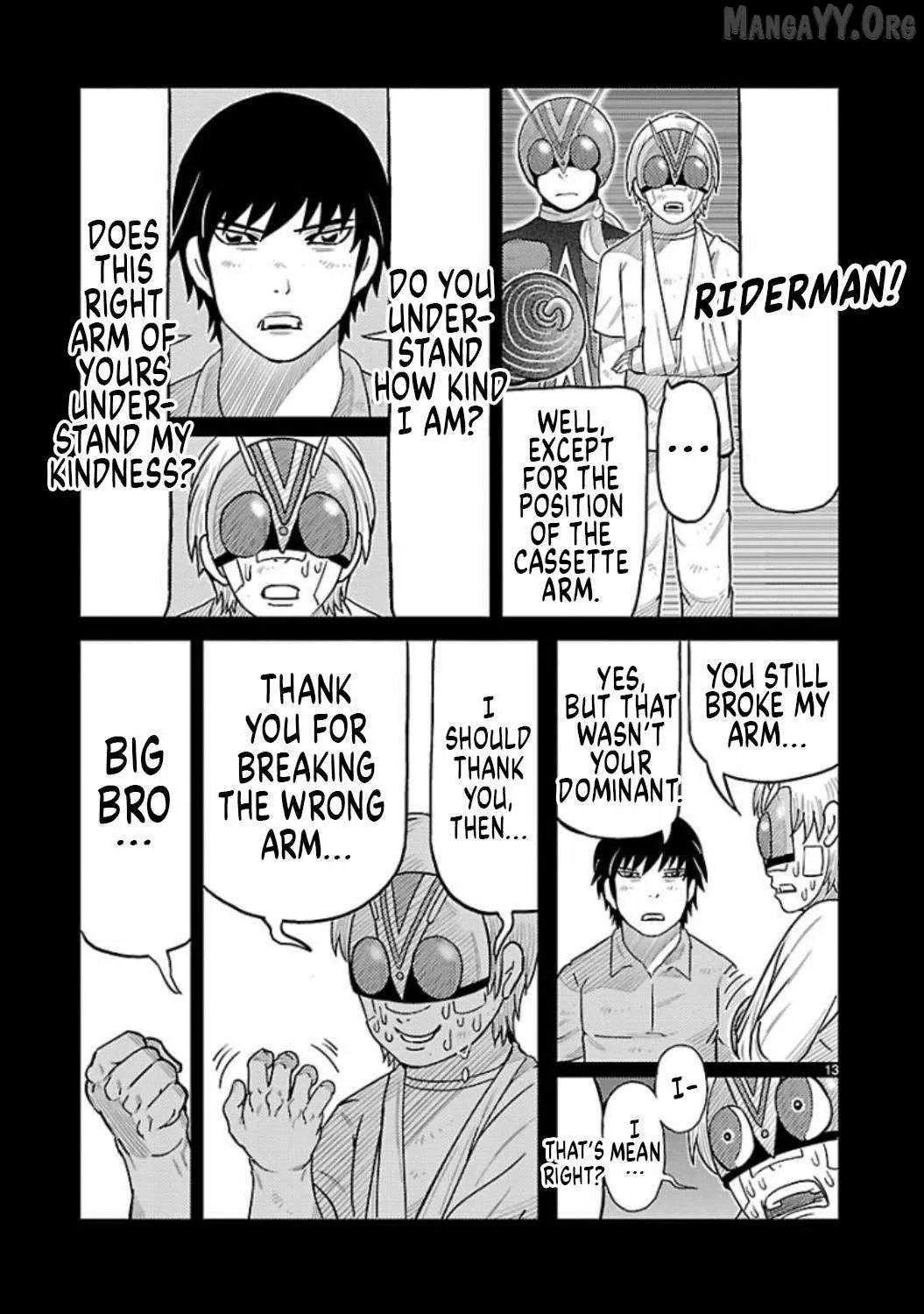 Tojima Wants to Be a Kamen Rider Chapter 8 page 13 - 