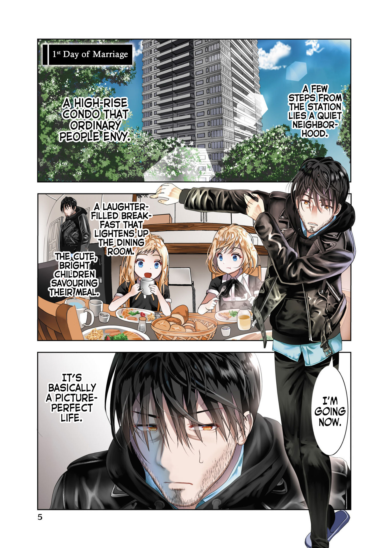 Toki wo Tomeru Shokeinin wa Gisoutsuma Chapter 1 page 5 - 