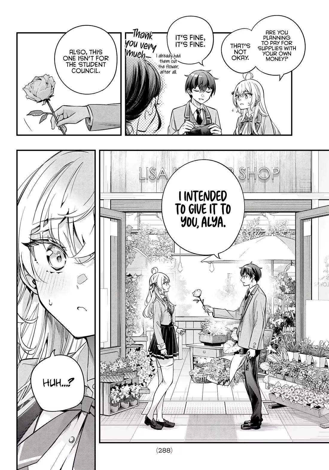 Tokidoki Bosotto Russia-go de Dereru Tonari no Alya-san Chapter 42.5 page 12 - 