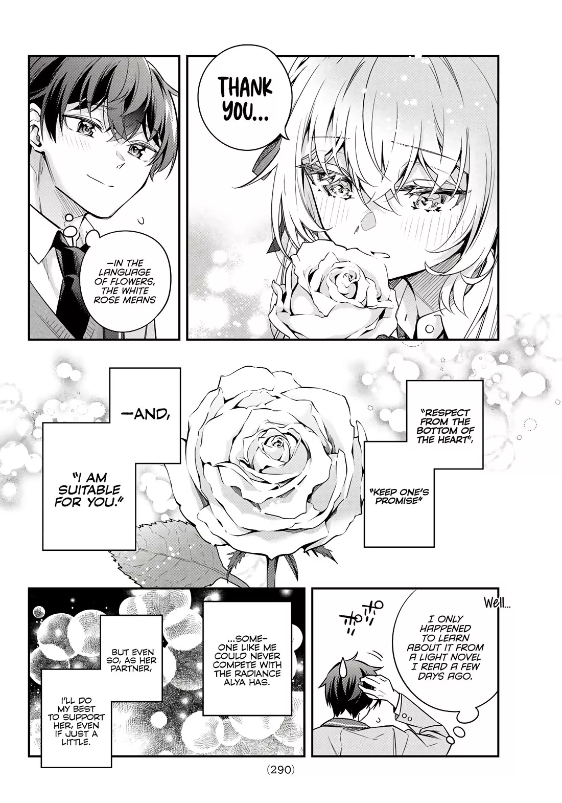 Tokidoki Bosotto Russia-go de Dereru Tonari no Alya-san Chapter 42.5 page 14 - 