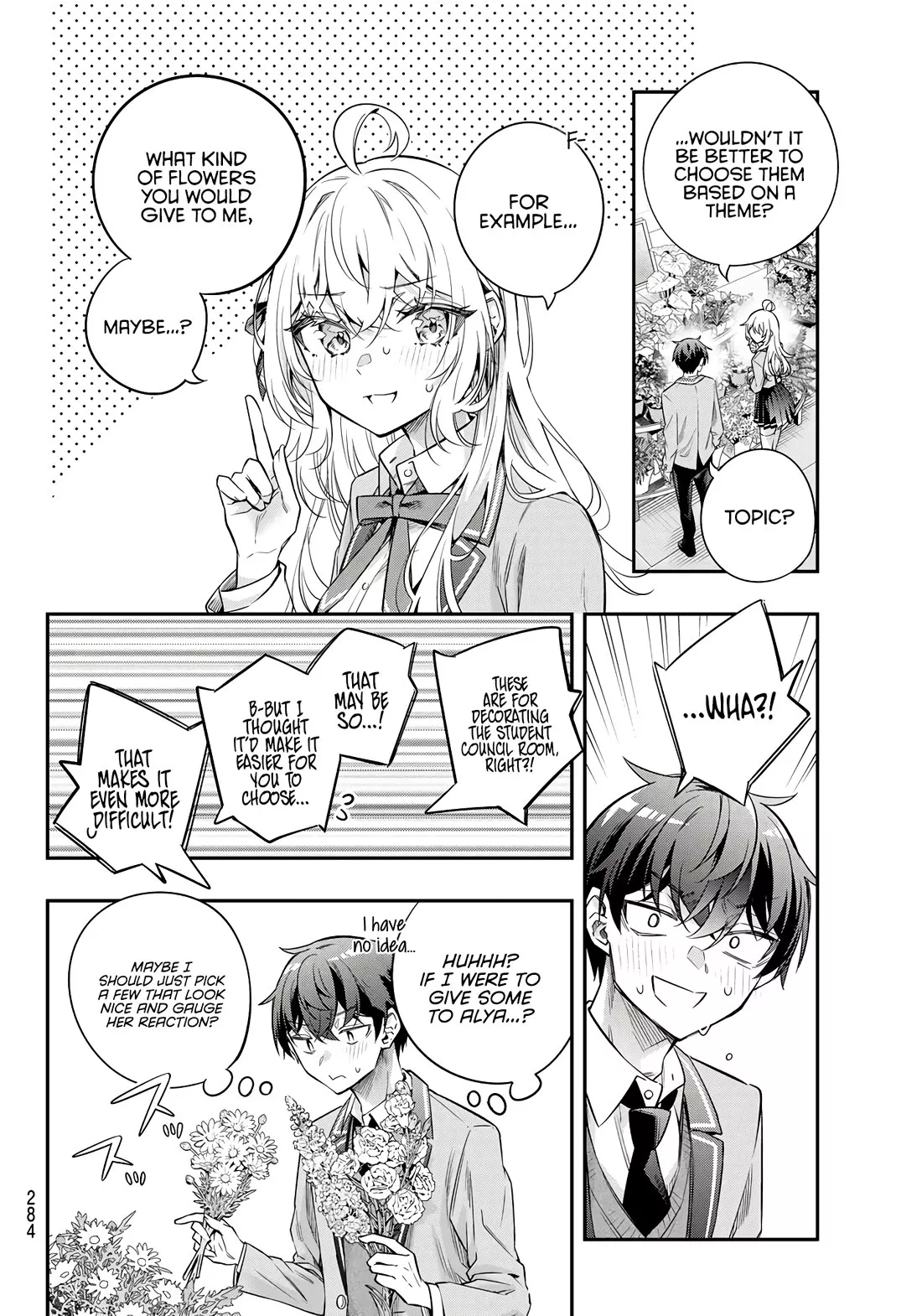 Tokidoki Bosotto Russia-go de Dereru Tonari no Alya-san Chapter 42.5 page 8 - 