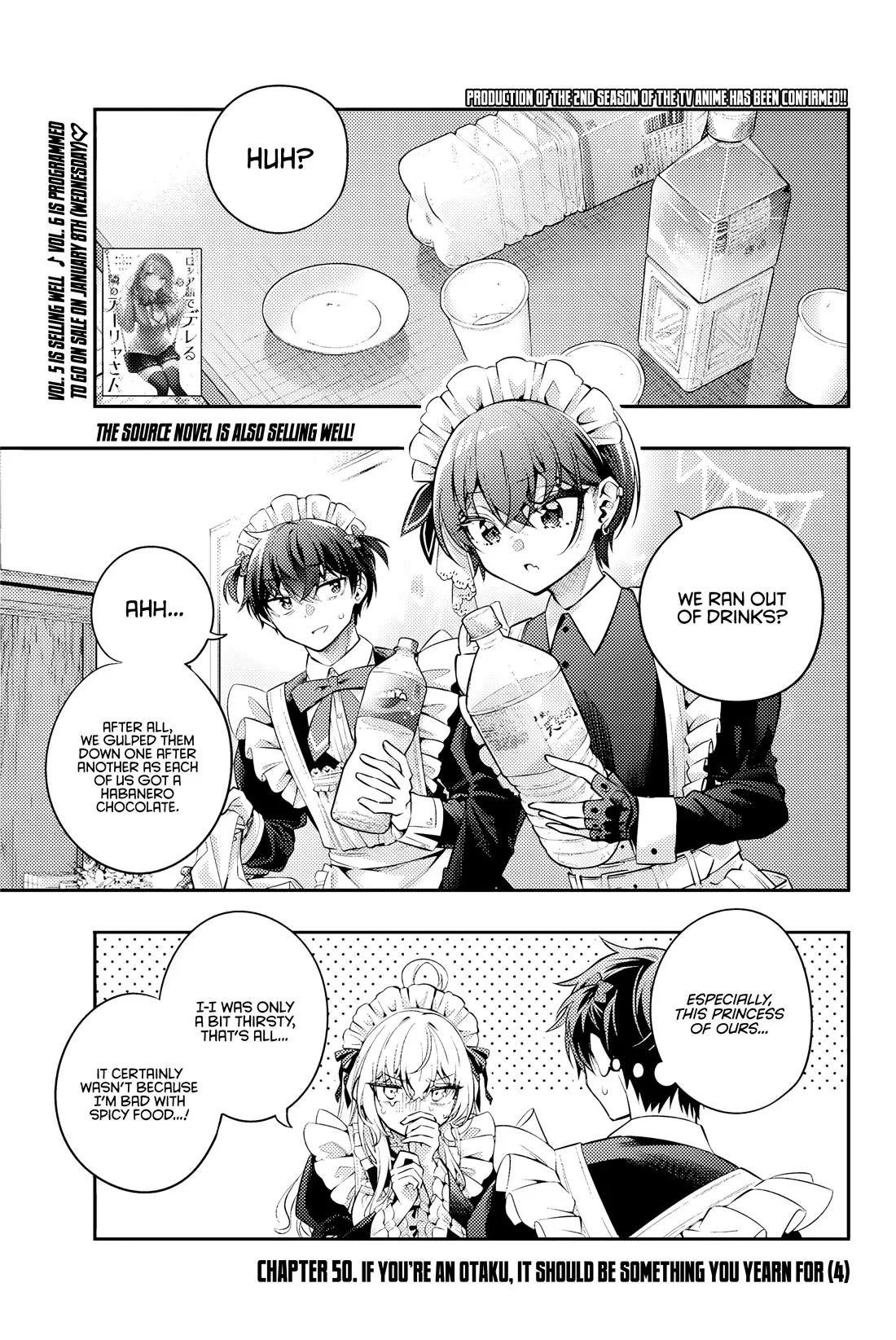 Tokidoki Bosotto Russia-go de Dereru Tonari no Alya-san Chapter 50 page 2 - 