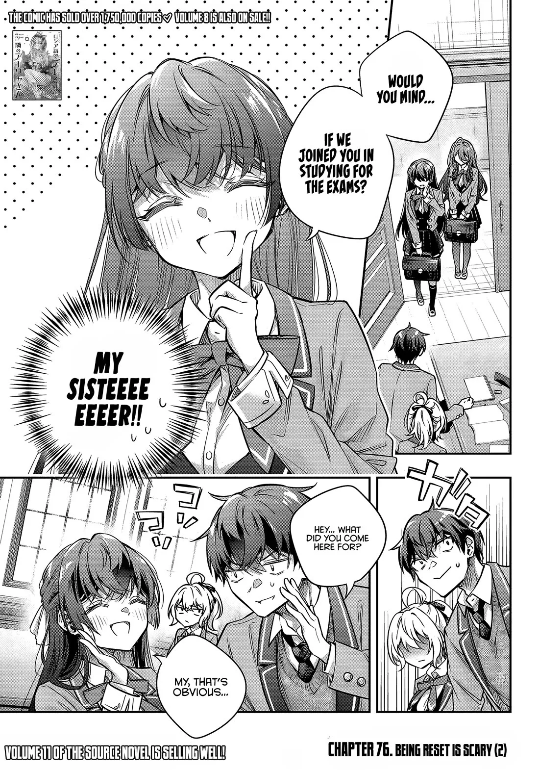 Tokidoki Bosotto Russia-go de Dereru Tonari no Alya-san Chapter 76 page 1 - 