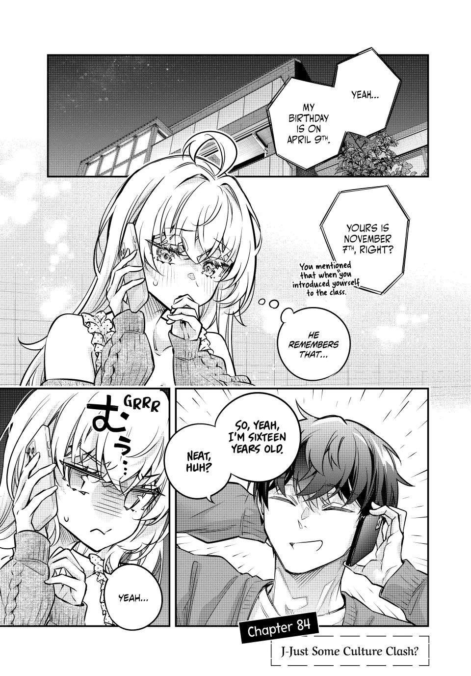 Tokidoki Bosotto Russia-go de Dereru Tonari no Alya-san Chapter 84 page 1 - 