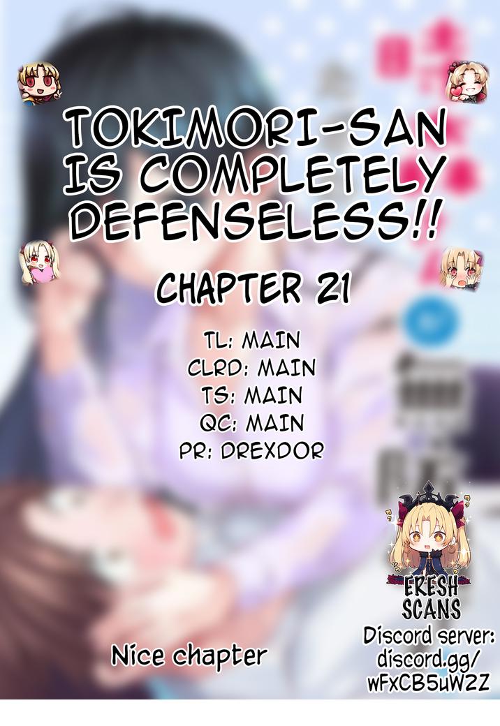 Tokimari-san is Completely Defenseless!! Chapter 21 page 13 - 