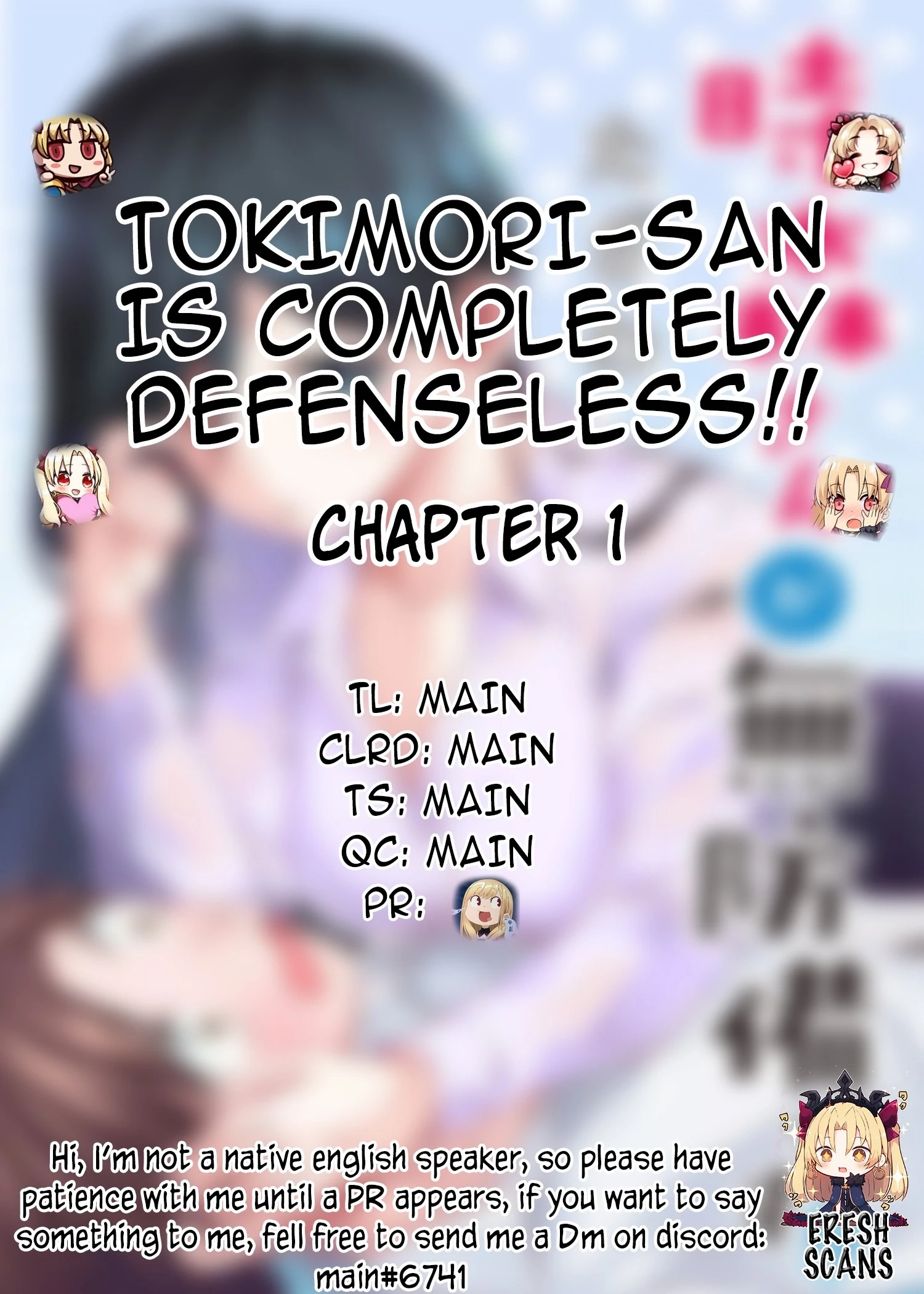 Tokimori-san Is Completely Defenseless!! Chapter 1 page 1 - 