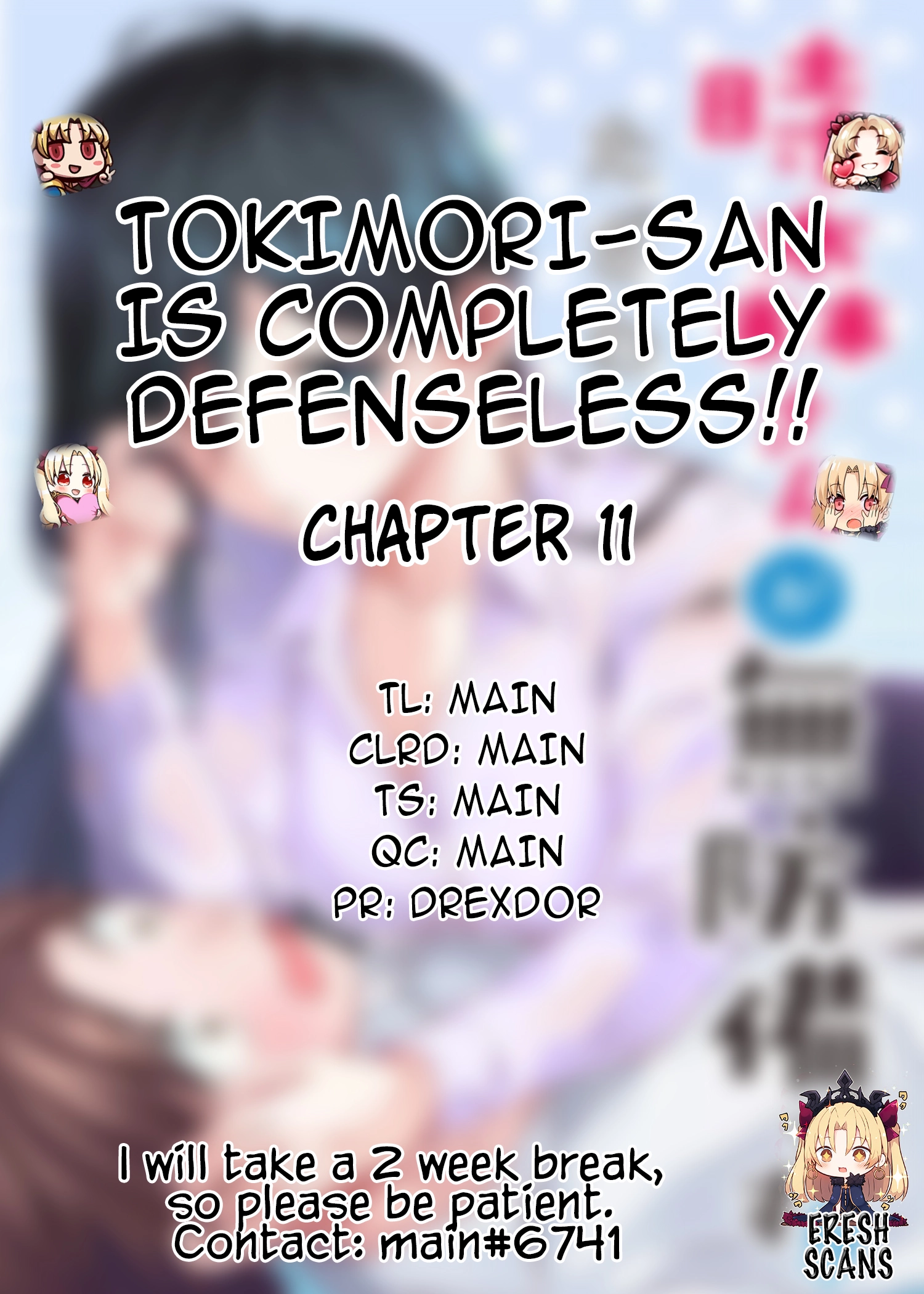 Tokimori-san Is Completely Defenseless!! Chapter 11 page 1 - 