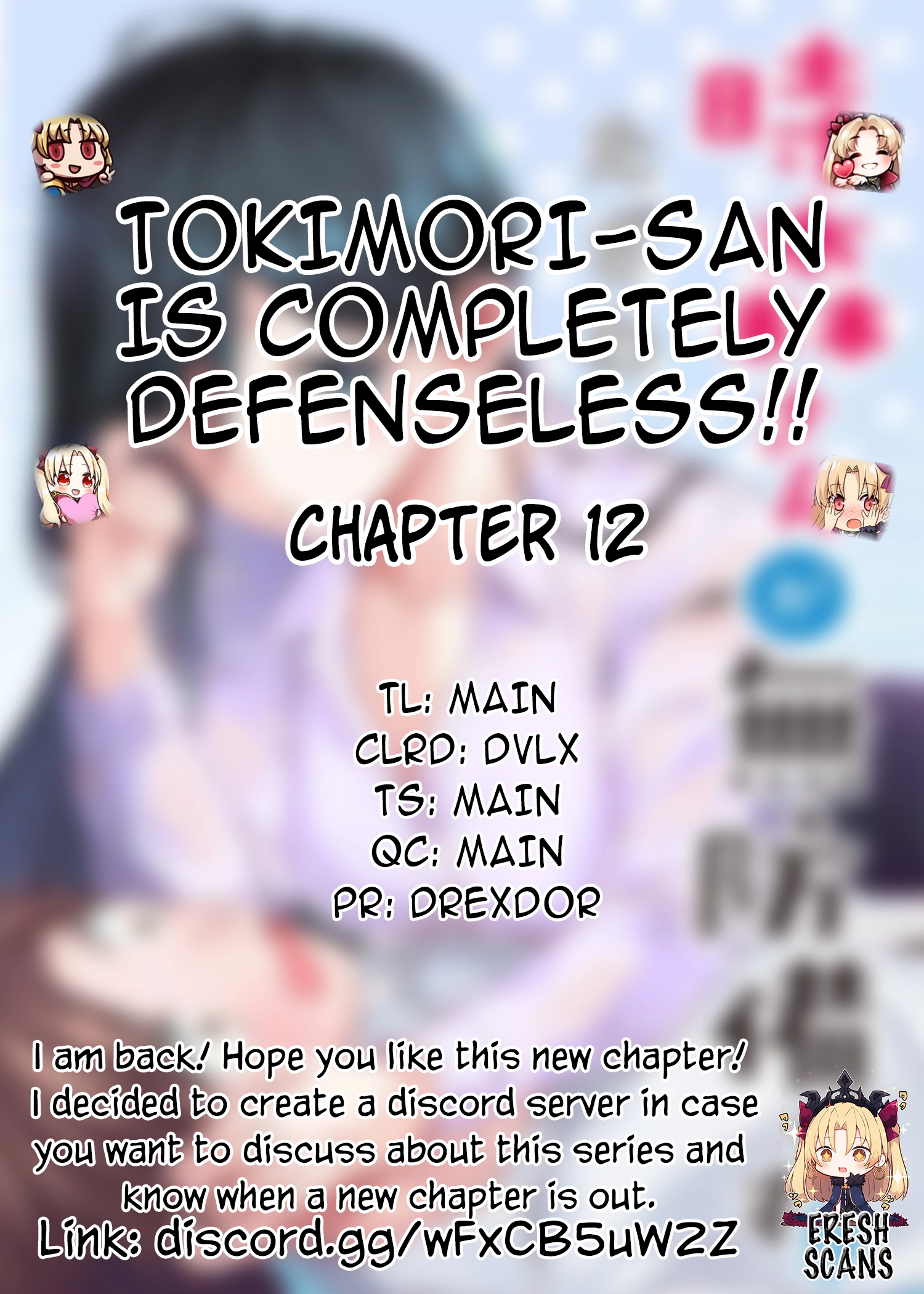 Tokimori-san Is Completely Defenseless!! Chapter 12 page 1 - 