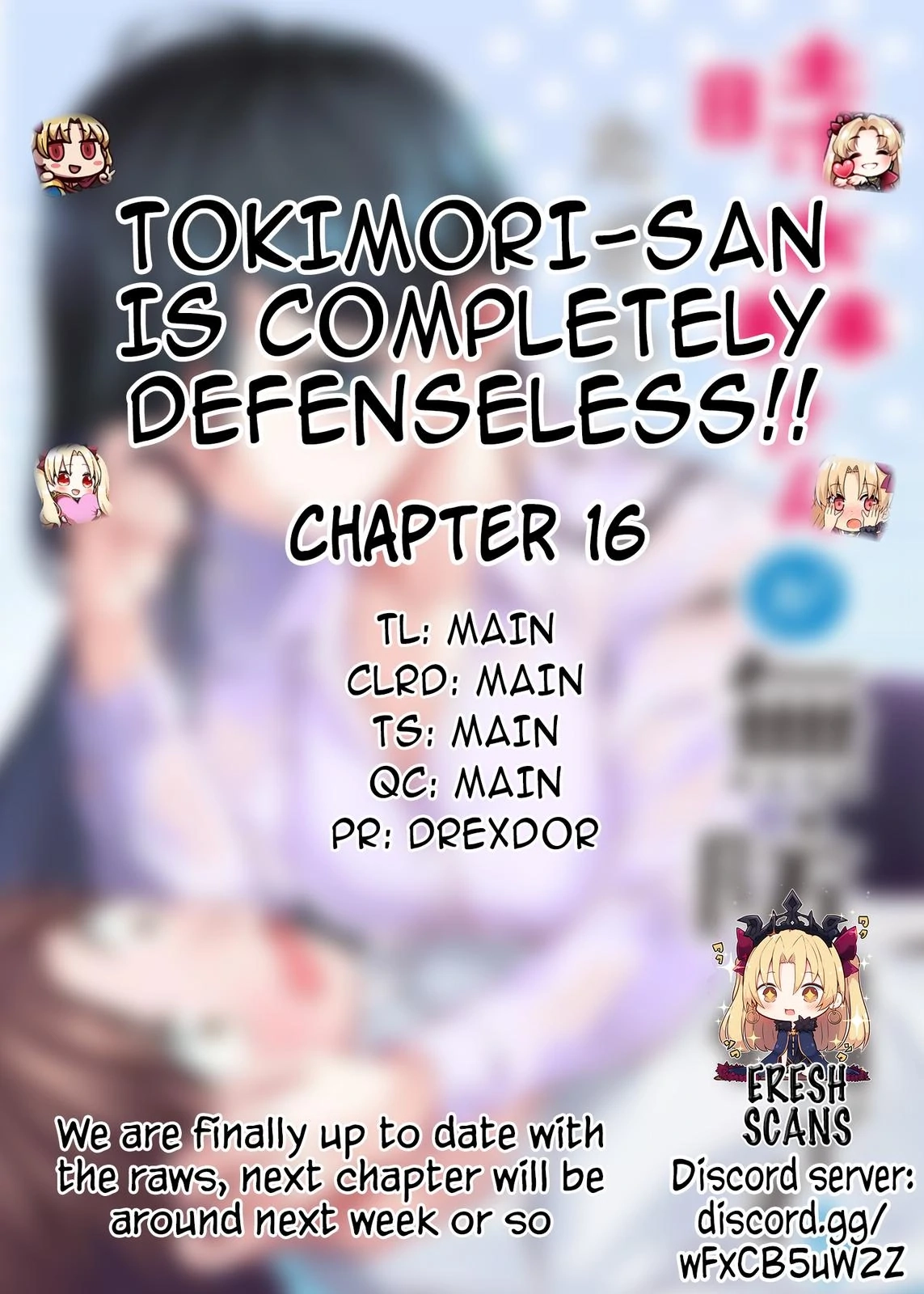 Tokimori-san Is Completely Defenseless!! Chapter 16 page 1 - 