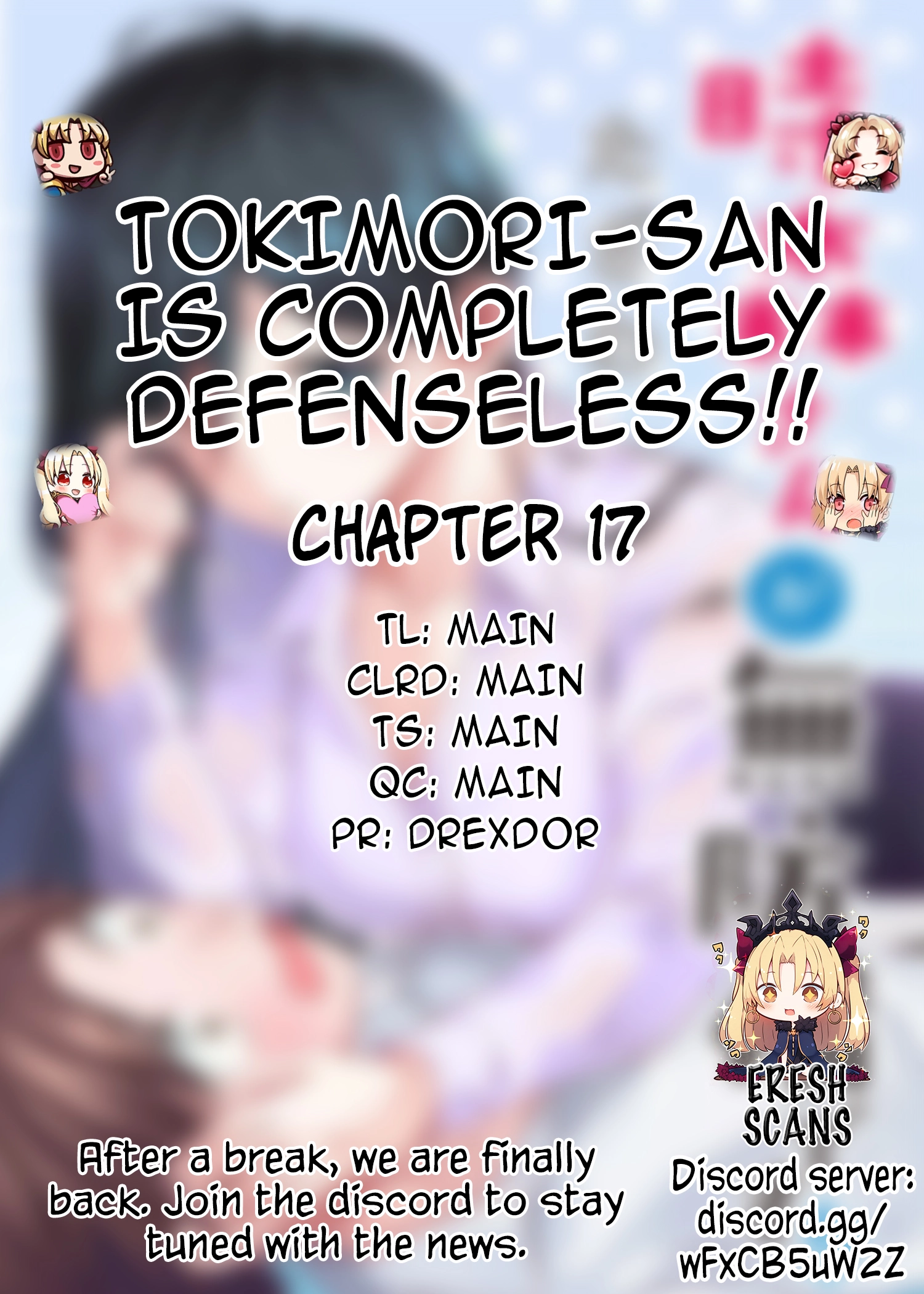 Tokimori-san Is Completely Defenseless!! Chapter 17 page 1 - 