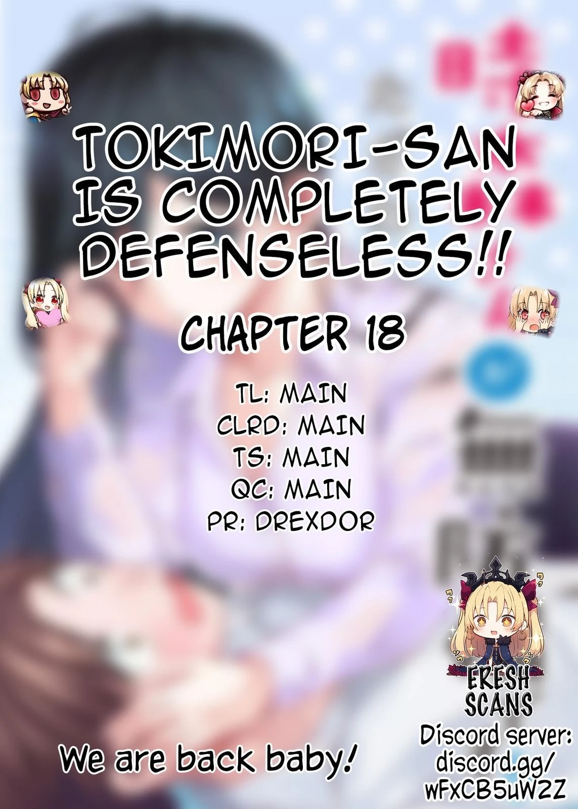 Tokimori-san Is Completely Defenseless!! Chapter 18 page 1 - 