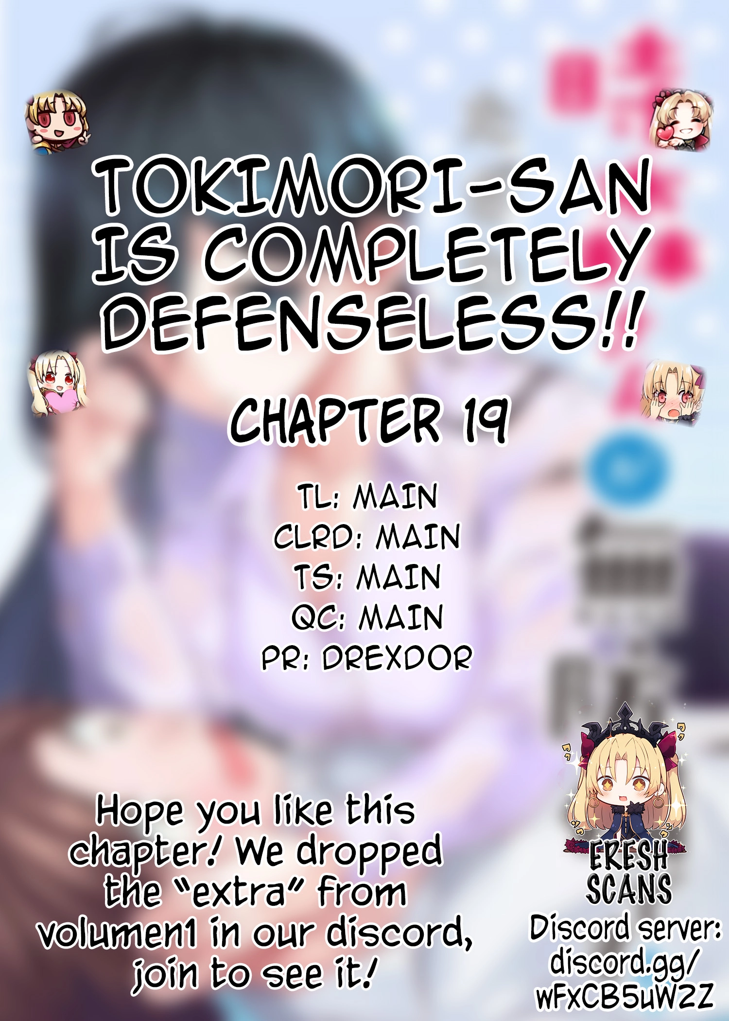 Tokimori-san Is Completely Defenseless!! Chapter 19 page 1 - 