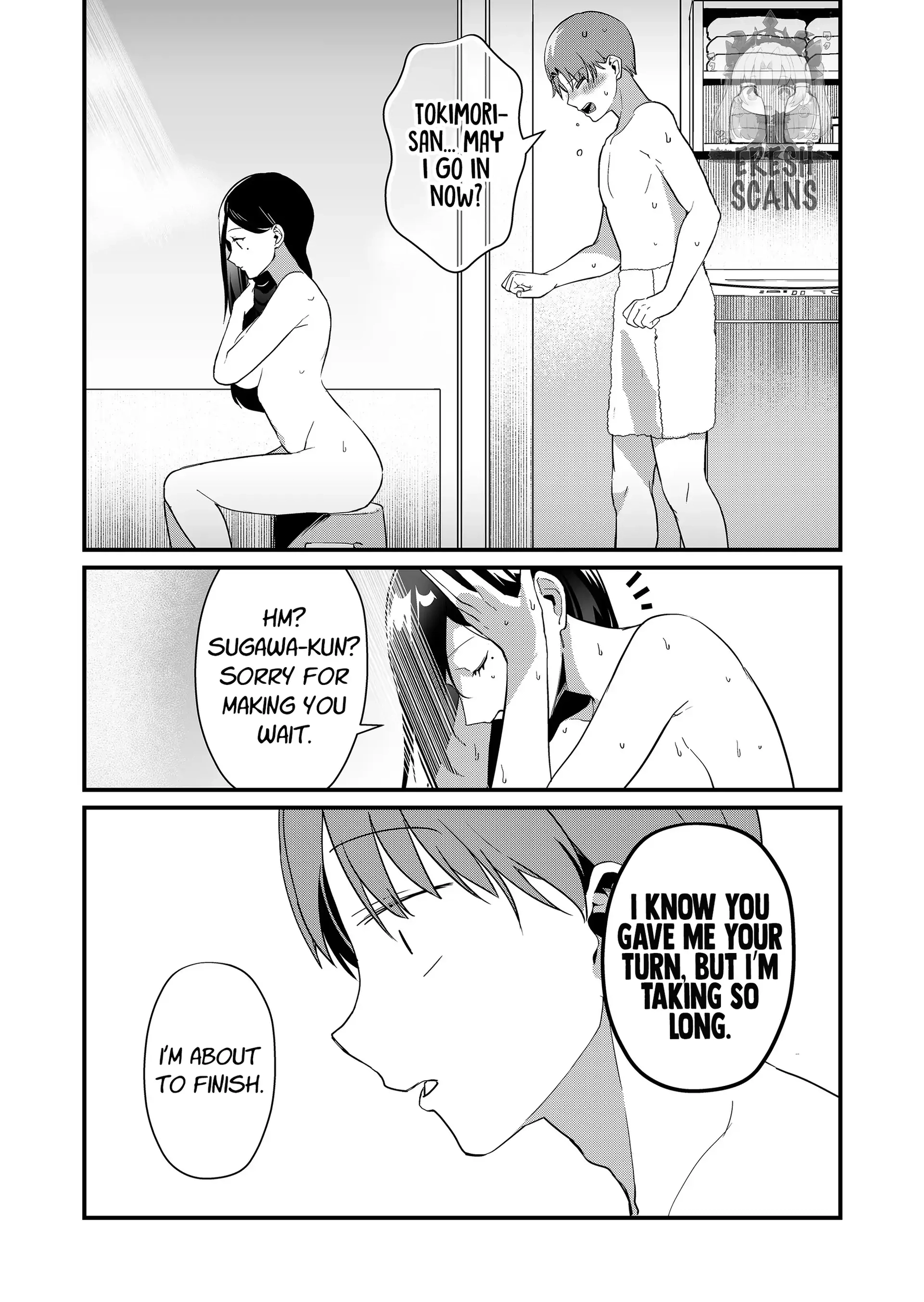 Tokimori-san Is Completely Defenseless!! Chapter 35 page 8 - 