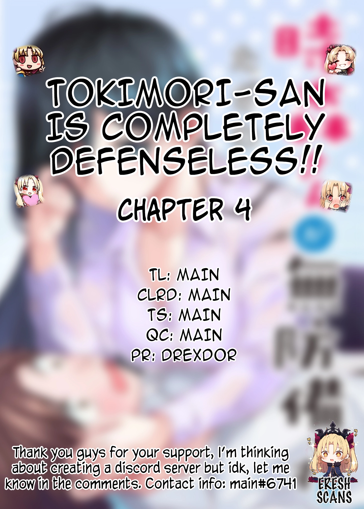 Tokimori-san Is Completely Defenseless!! Chapter 4 page 1 - 