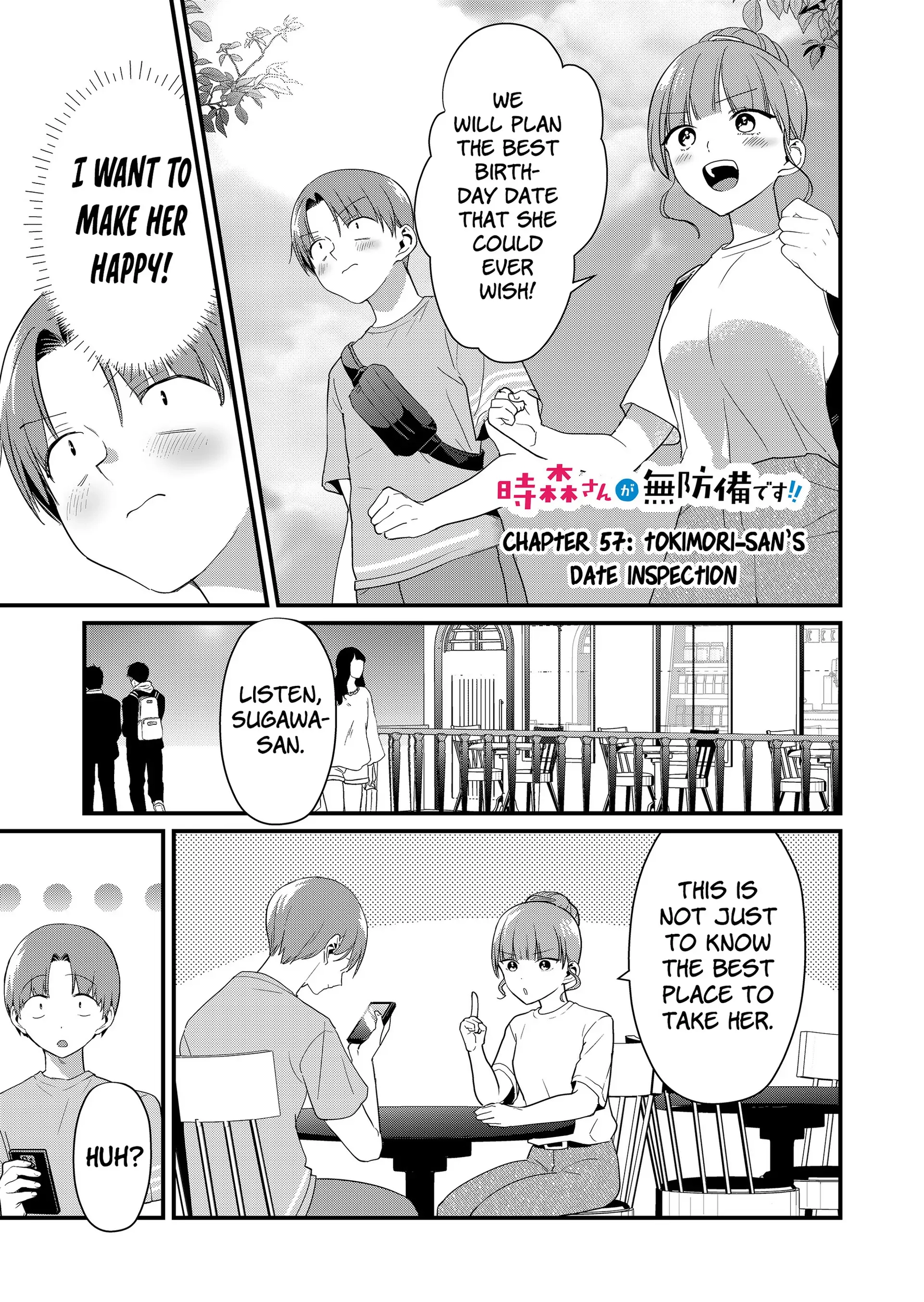 Tokimori-san Is Completely Defenseless!! Chapter 57 page 2 - 