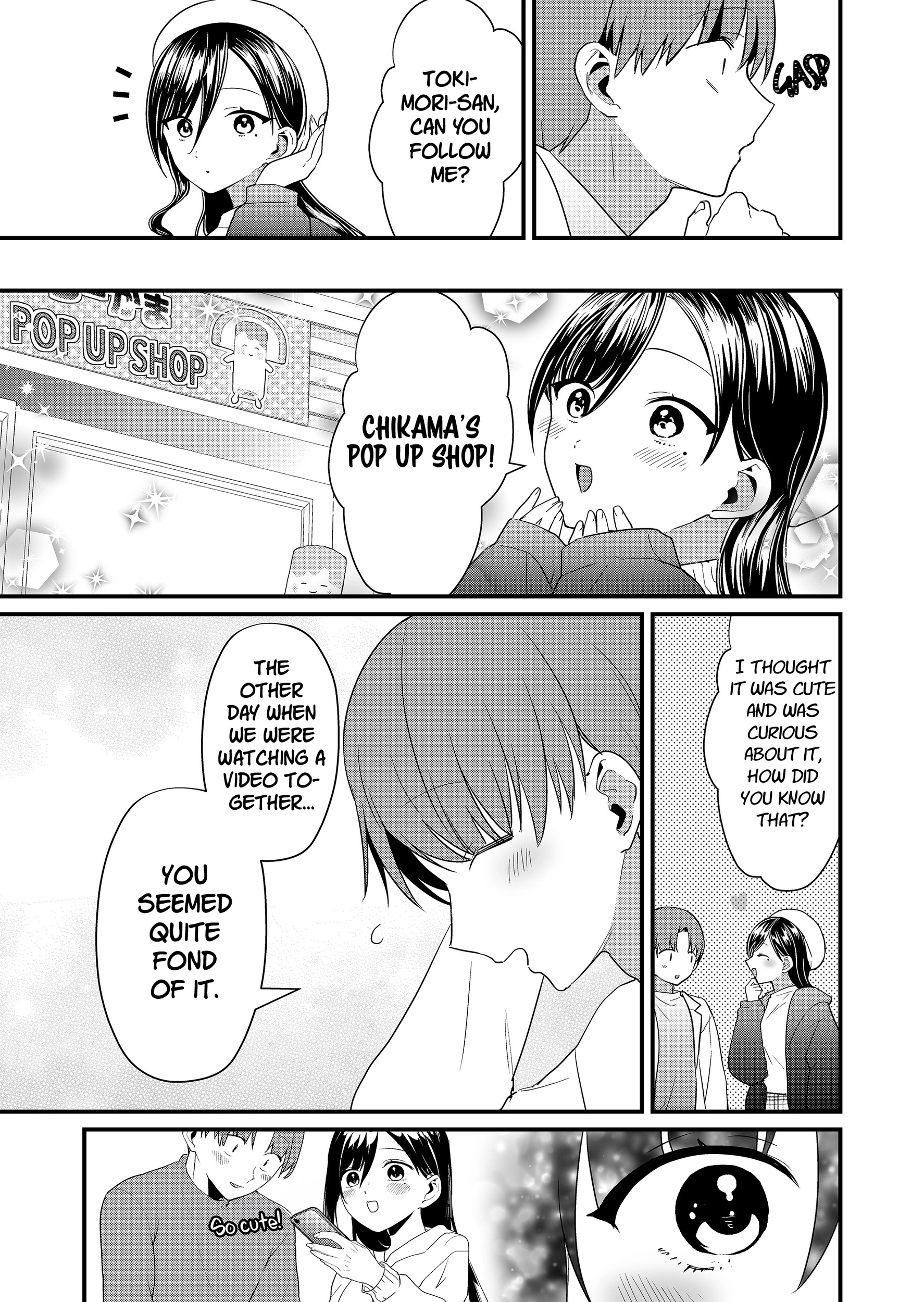 Tokimori-san Is Completely Defenseless!! Chapter 59 page 8 - 