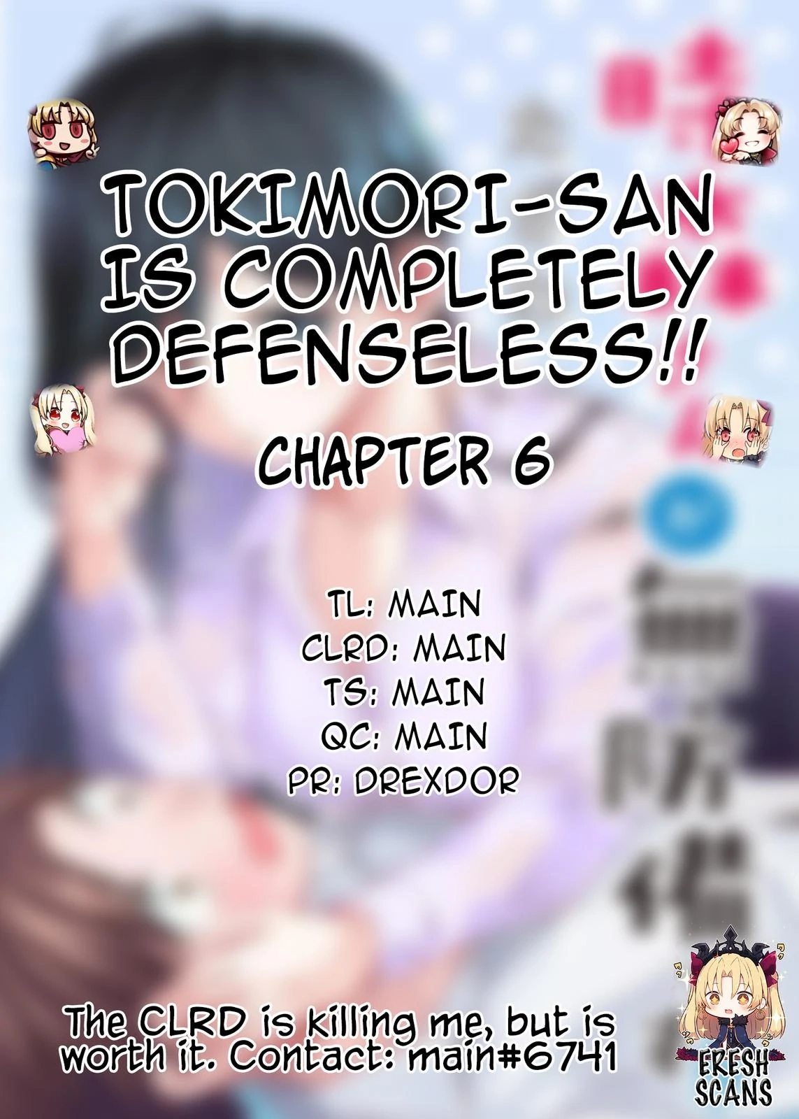 Tokimori-san Is Completely Defenseless!! Chapter 6 page 1 - 