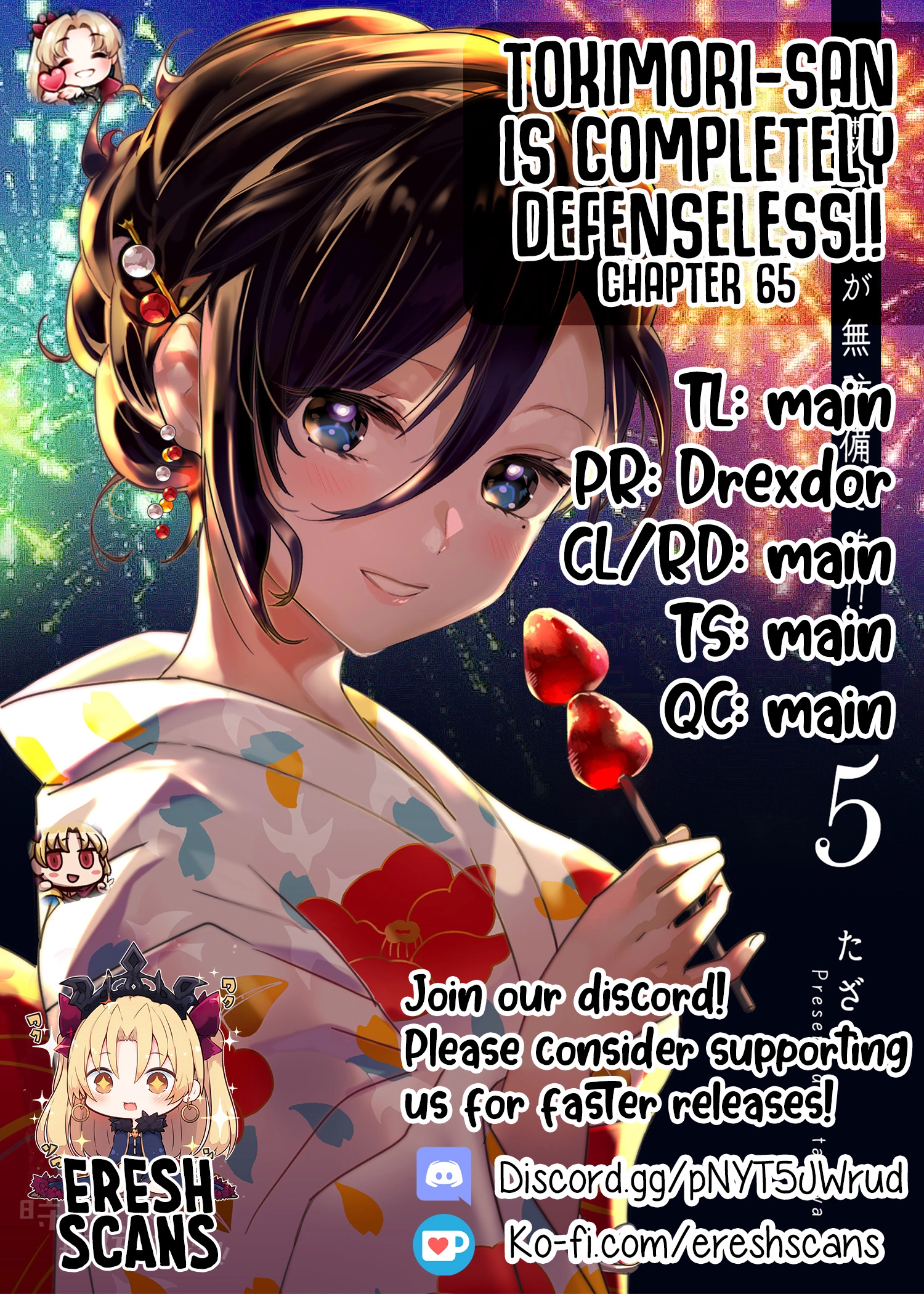 Tokimori-san Is Completely Defenseless!! Chapter 65 page 14 - 