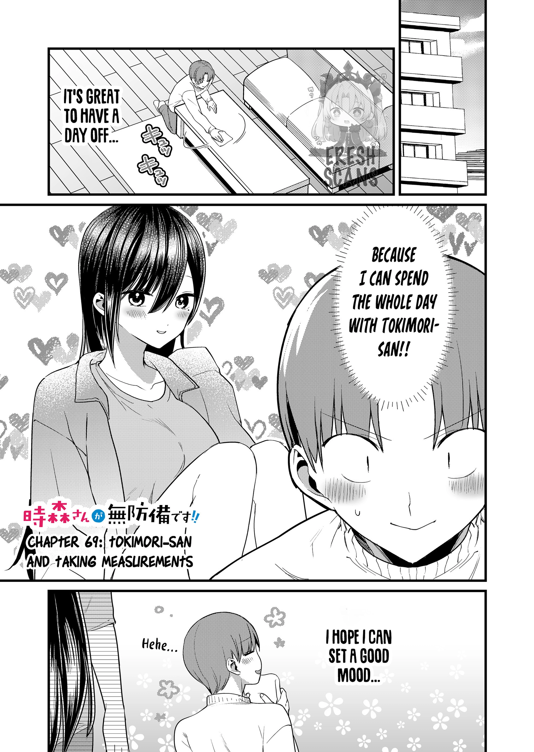 Tokimori-san Is Completely Defenseless!! Chapter 69 page 1 - 