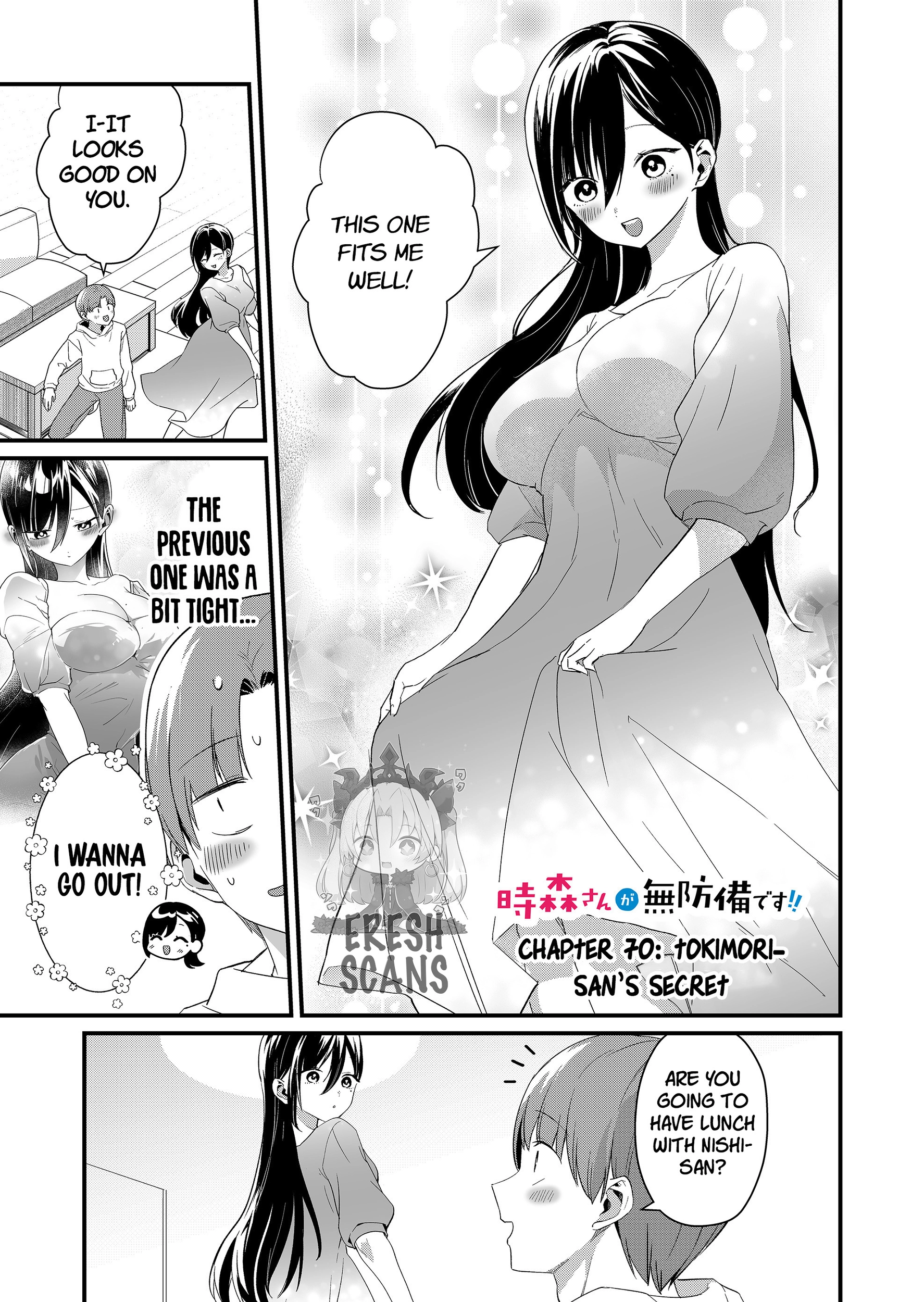 Tokimori-san Is Completely Defenseless!! Chapter 70 page 1 - 
