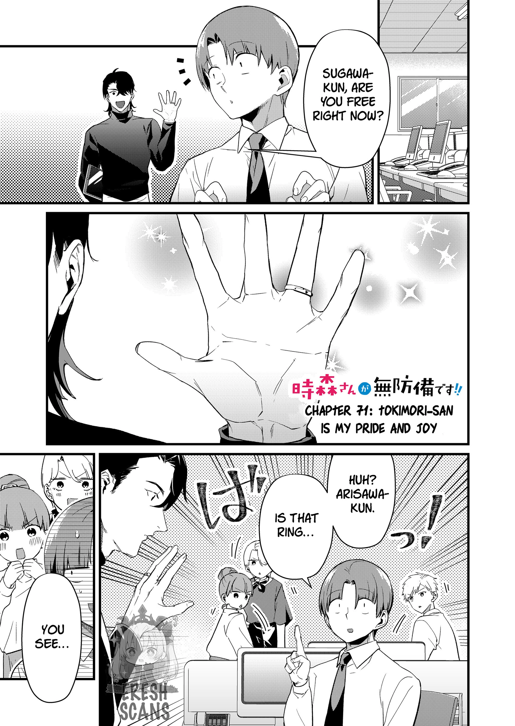 Tokimori-san Is Completely Defenseless!! Chapter 71 page 1 - 