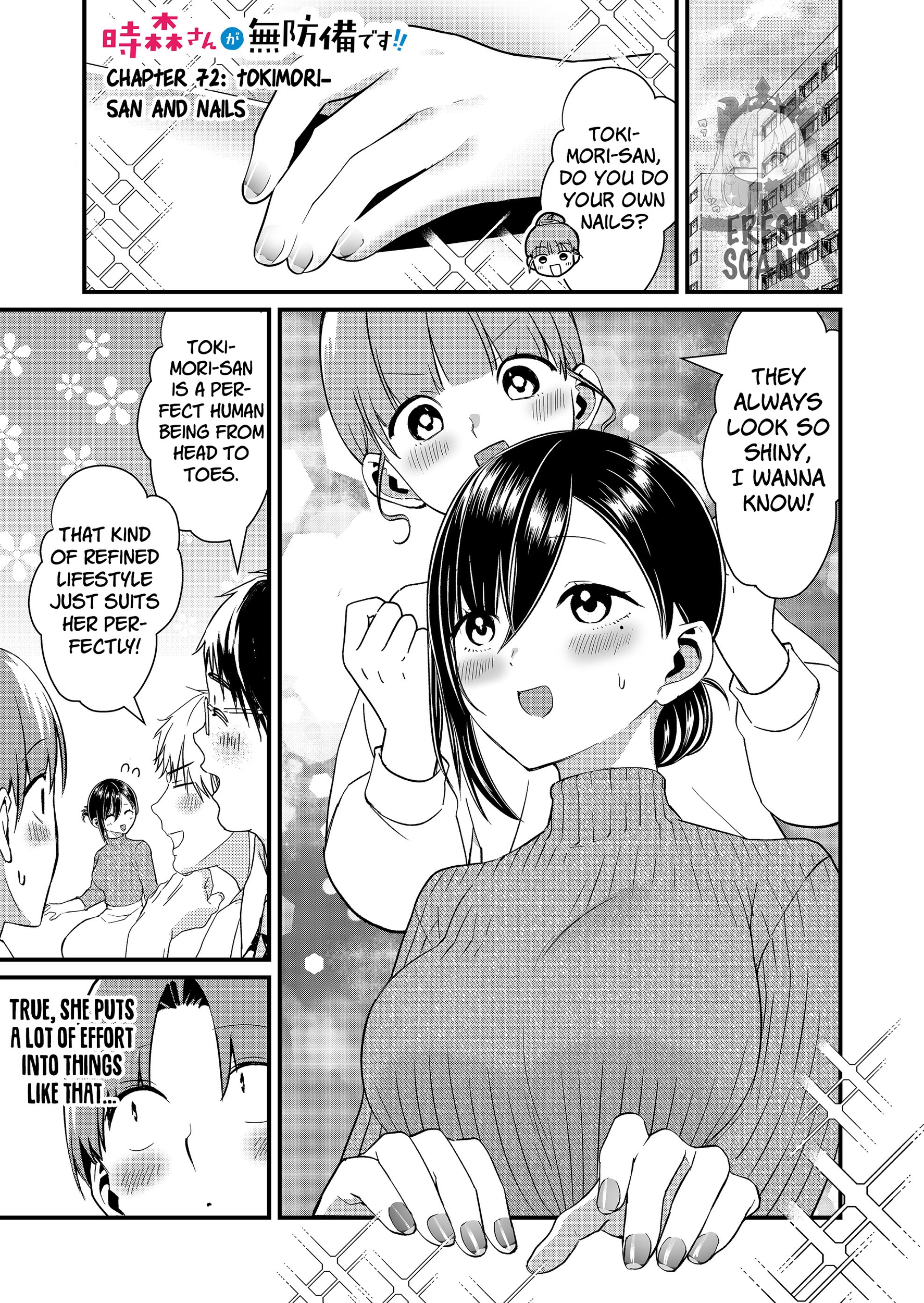 Tokimori-san Is Completely Defenseless!! Chapter 72 page 1 - 