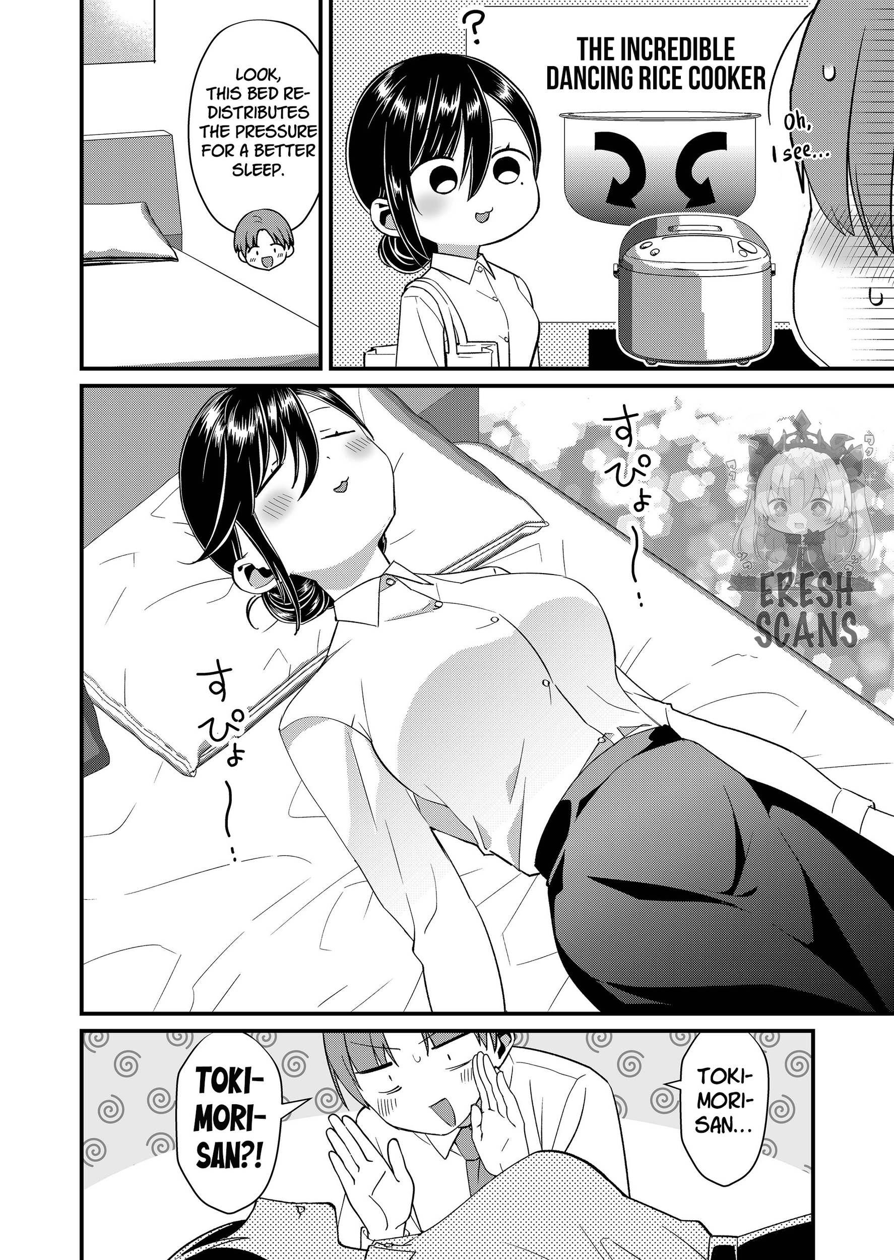 Tokimori-san Is Completely Defenseless!! Chapter 73 page 8 - 