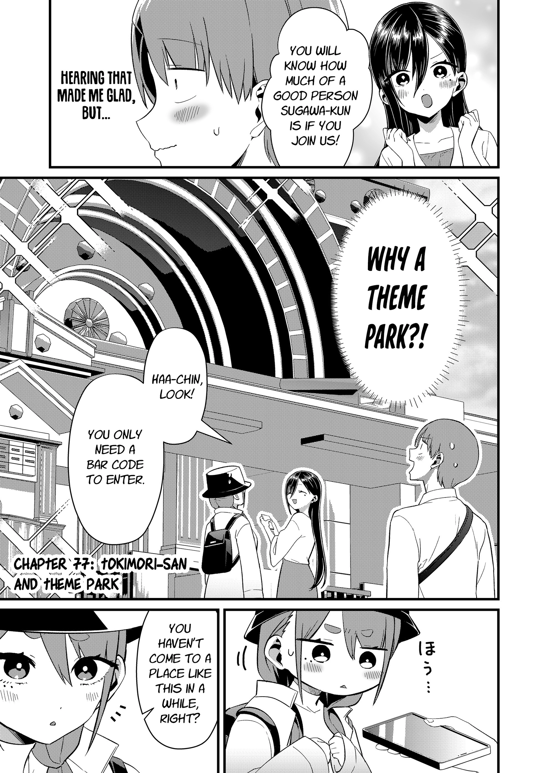 Tokimori-san Is Completely Defenseless!! Chapter 77 page 1 - 