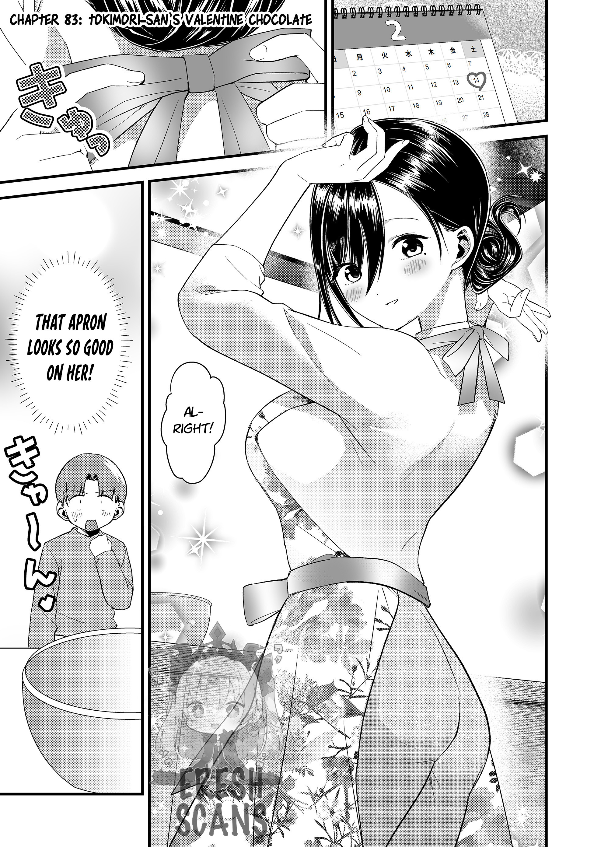 Tokimori-san Is Completely Defenseless!! Chapter 83 page 1 - 
