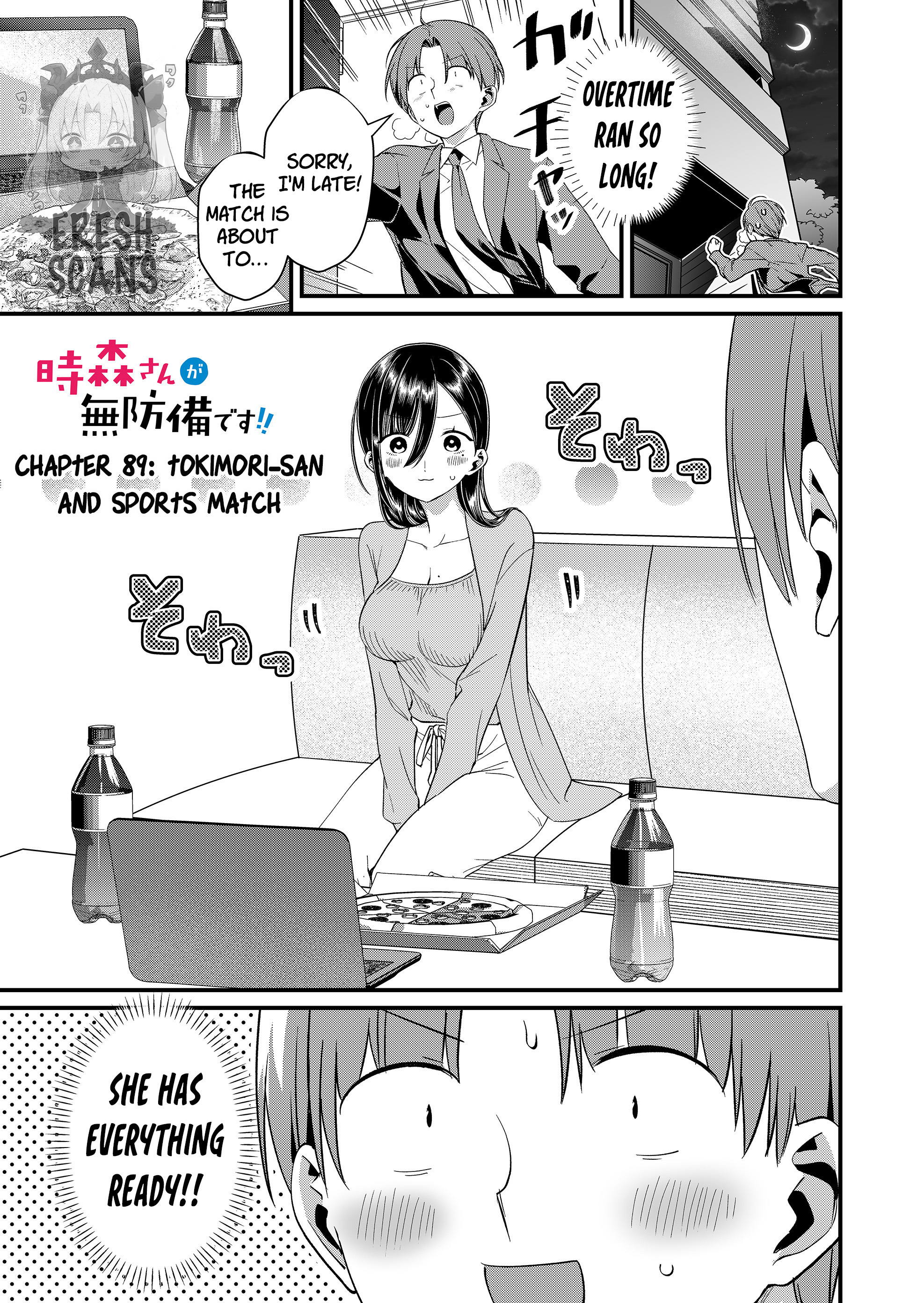 Tokimori-san Is Completely Defenseless!! Chapter 89 page 1 - 