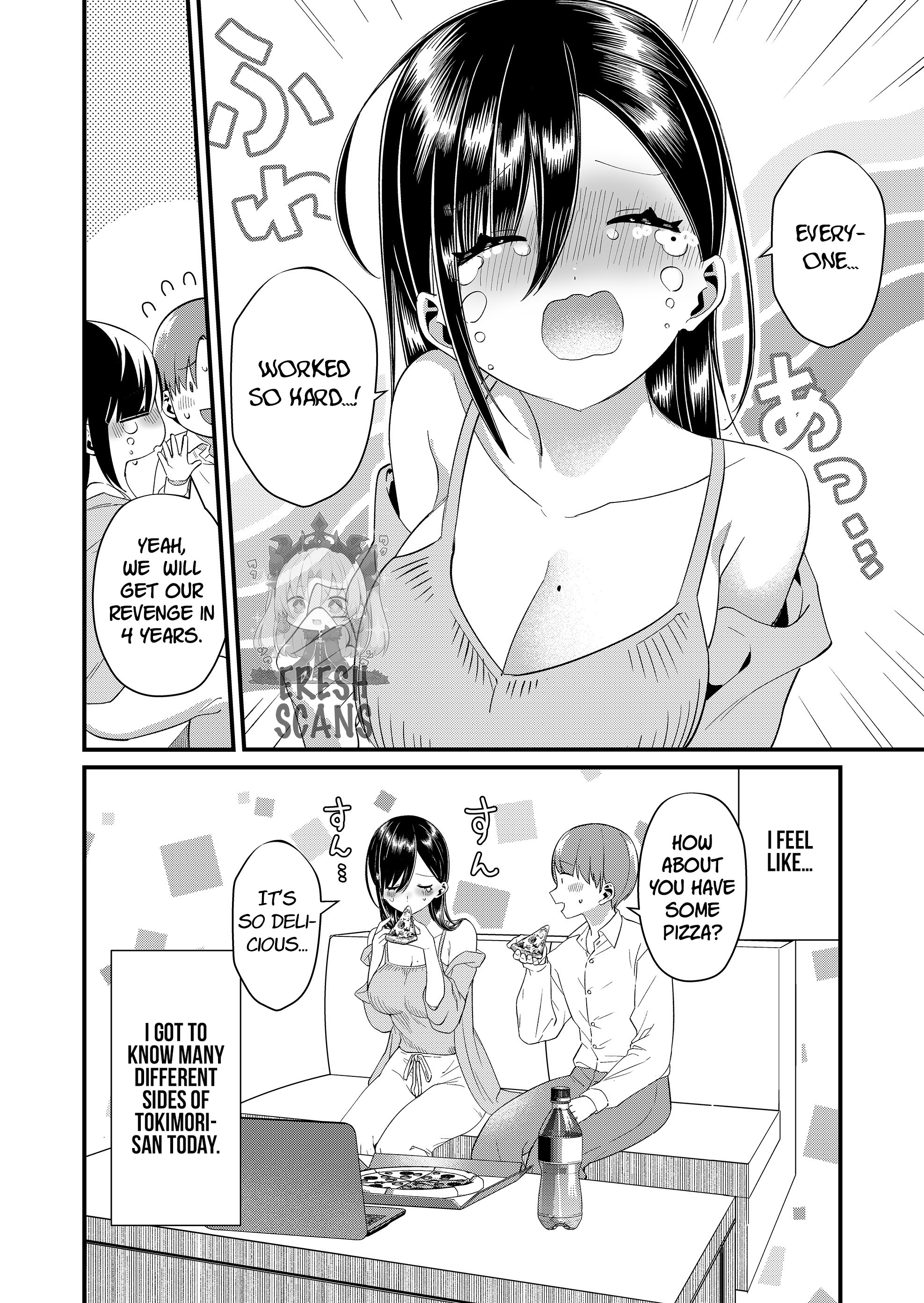 Tokimori-san Is Completely Defenseless!! Chapter 89 page 12 - 
