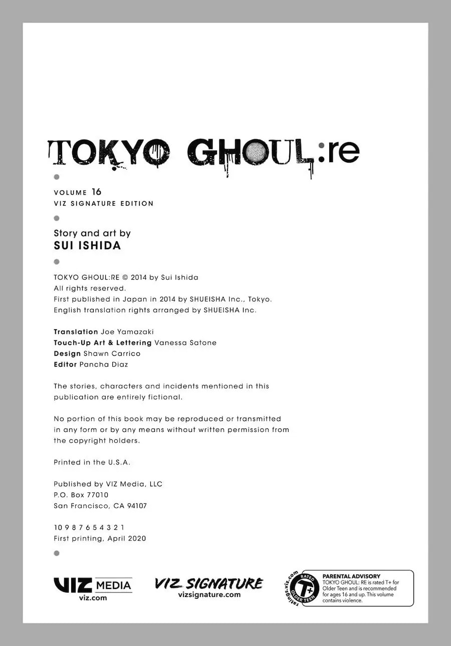 Tokyo Ghoul:re Chapter 179.5 page 8 - 