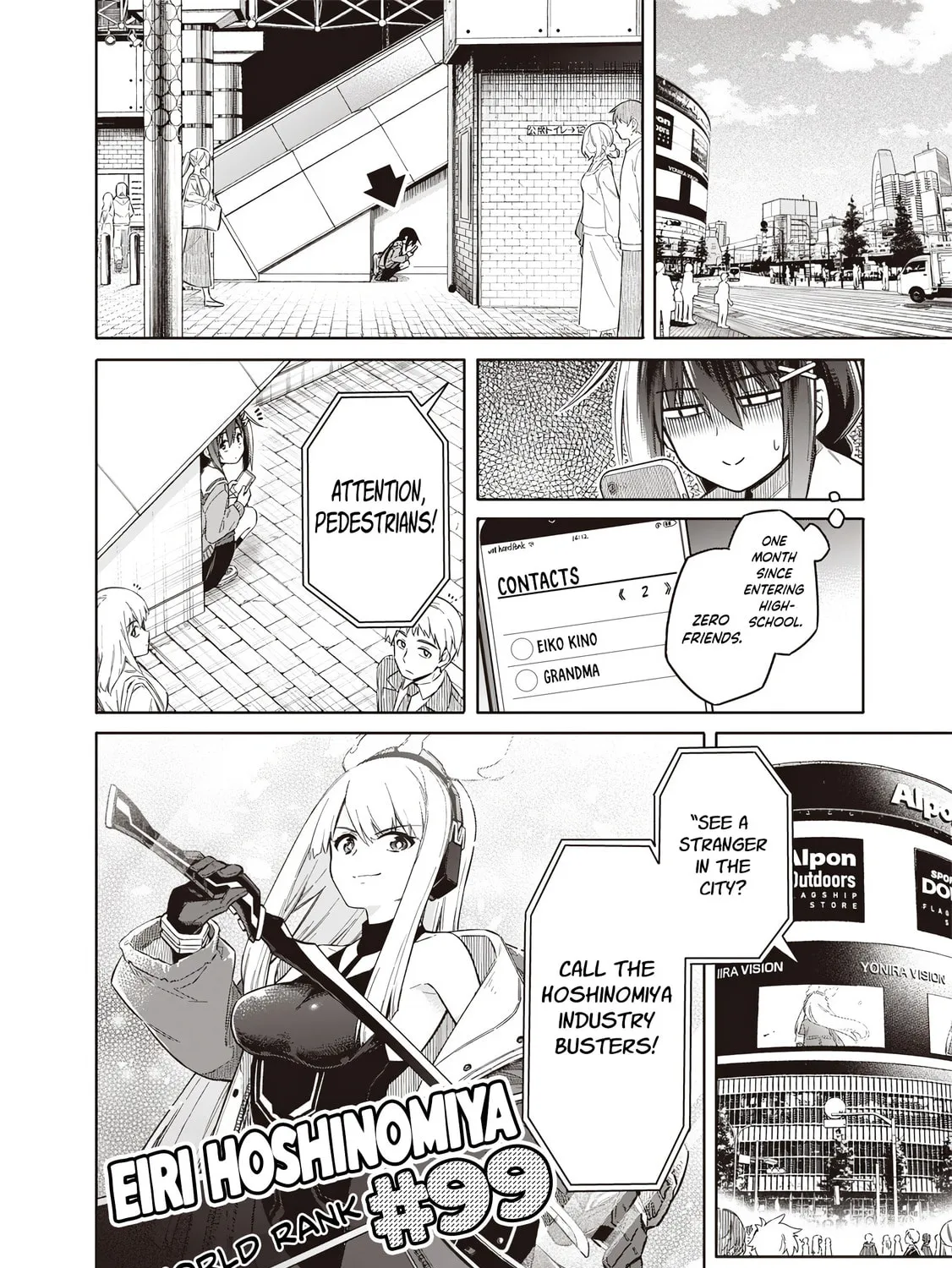 Tokyo Kinoko: Sekai Ranking 1-i no Comyuryoku Saijaku JK Chapter 1 page 15 - 