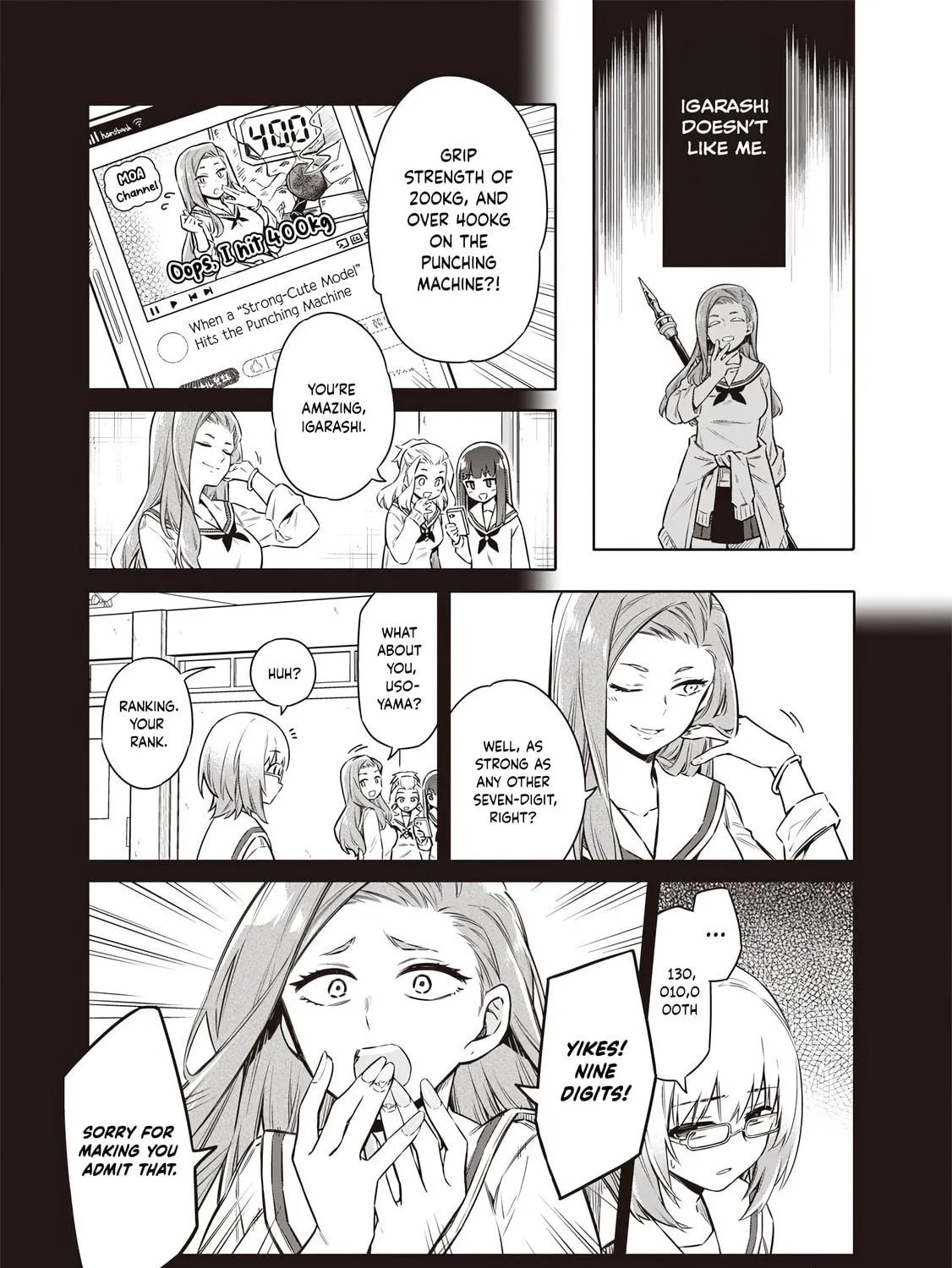 Tokyo Kinoko: Sekai Ranking 1-i no Comyuryoku Saijaku JK Chapter 2 page 35 - 
