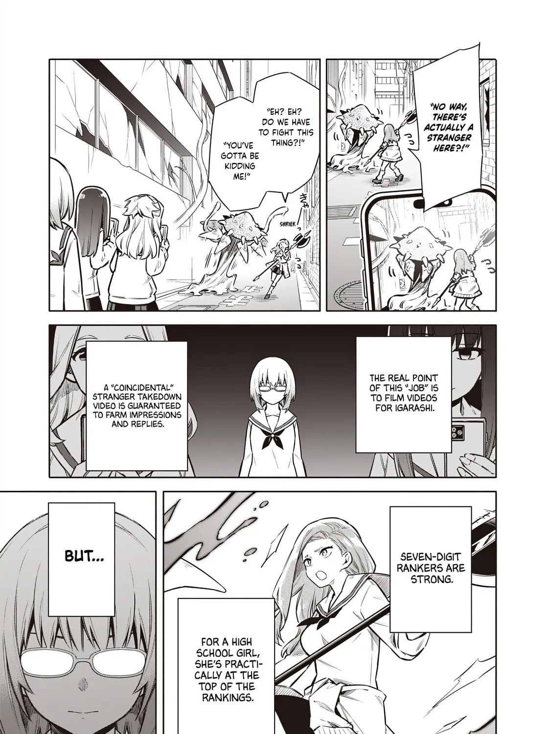 Tokyo Kinoko: Sekai Ranking 1-i no Comyuryoku Saijaku JK Chapter 2 page 55 - 
