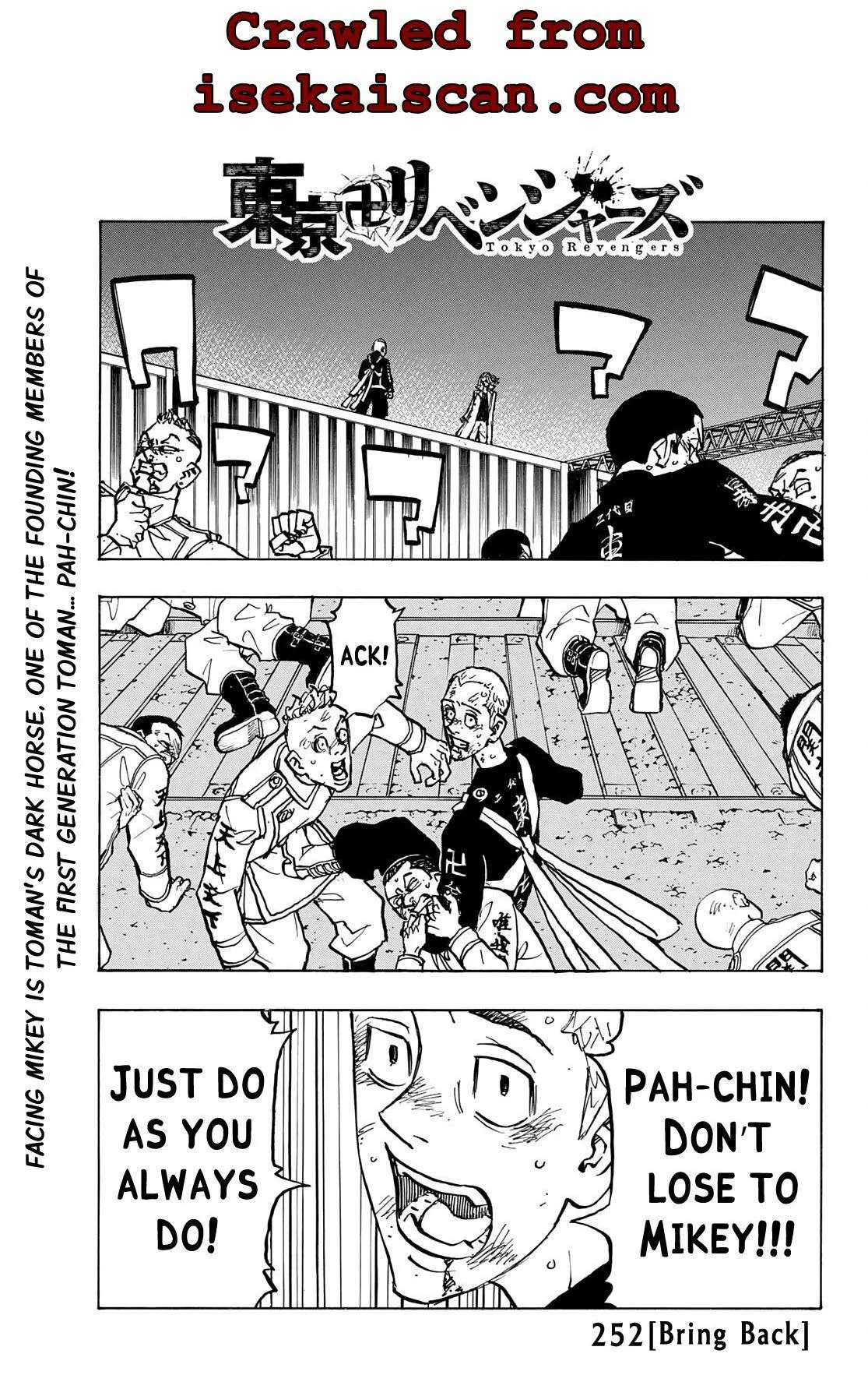 Tokyo Revengers Chapter 252 page 1 - 