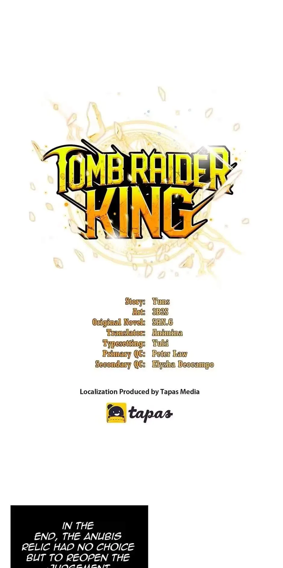 Tomb Raider King: End Line Chapter 25 page 1 - 