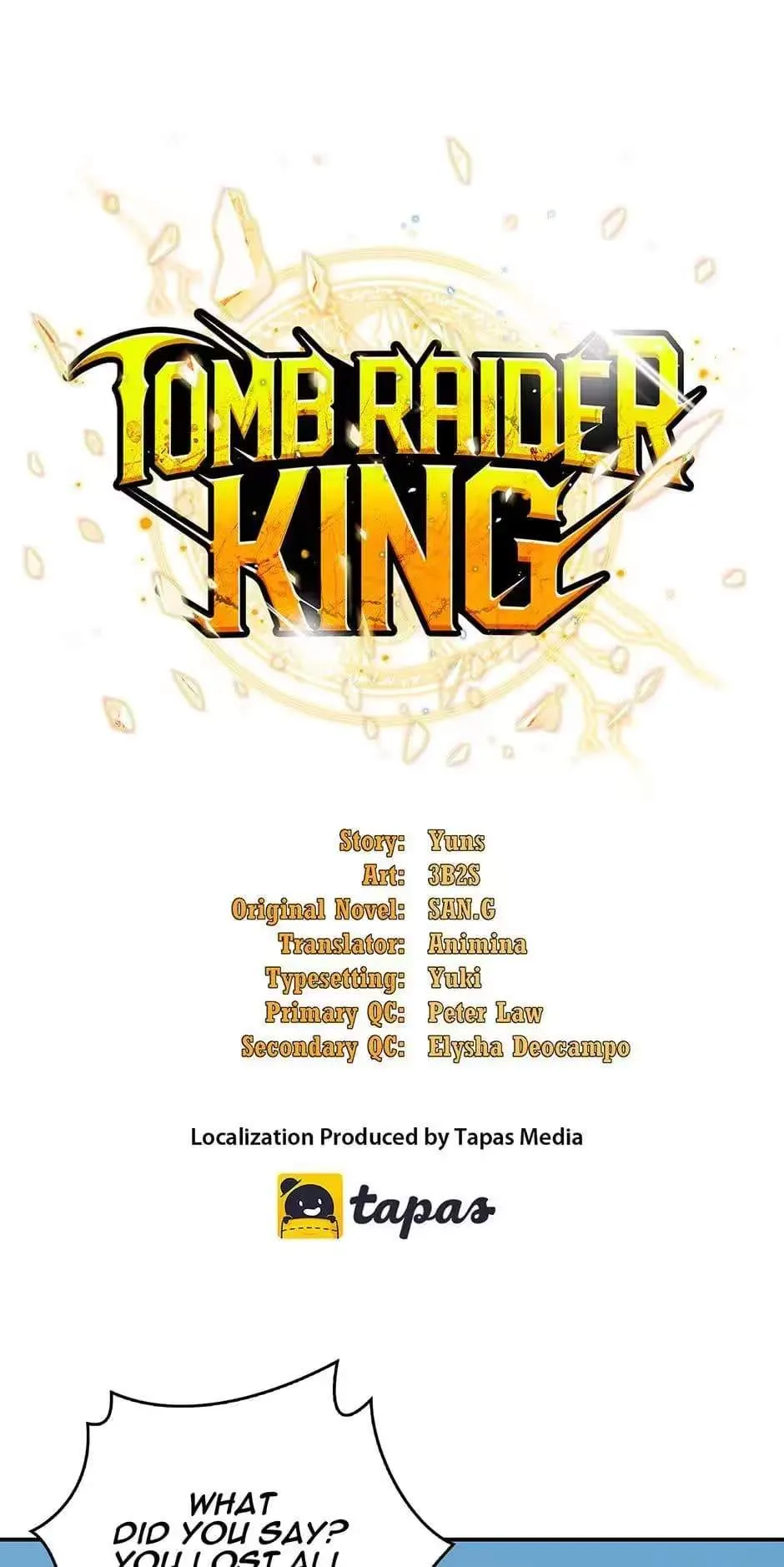 Tomb Raider King: End Line Chapter 32 page 1 - 