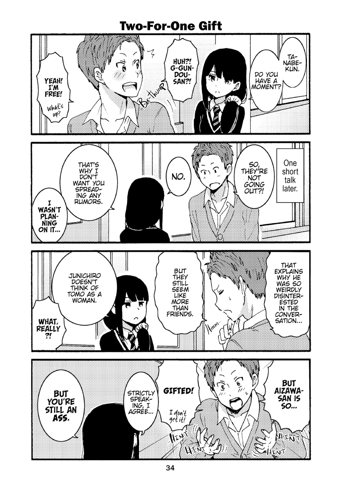 Tomo-chan is a Girl! Chapter 3 page 4 - 