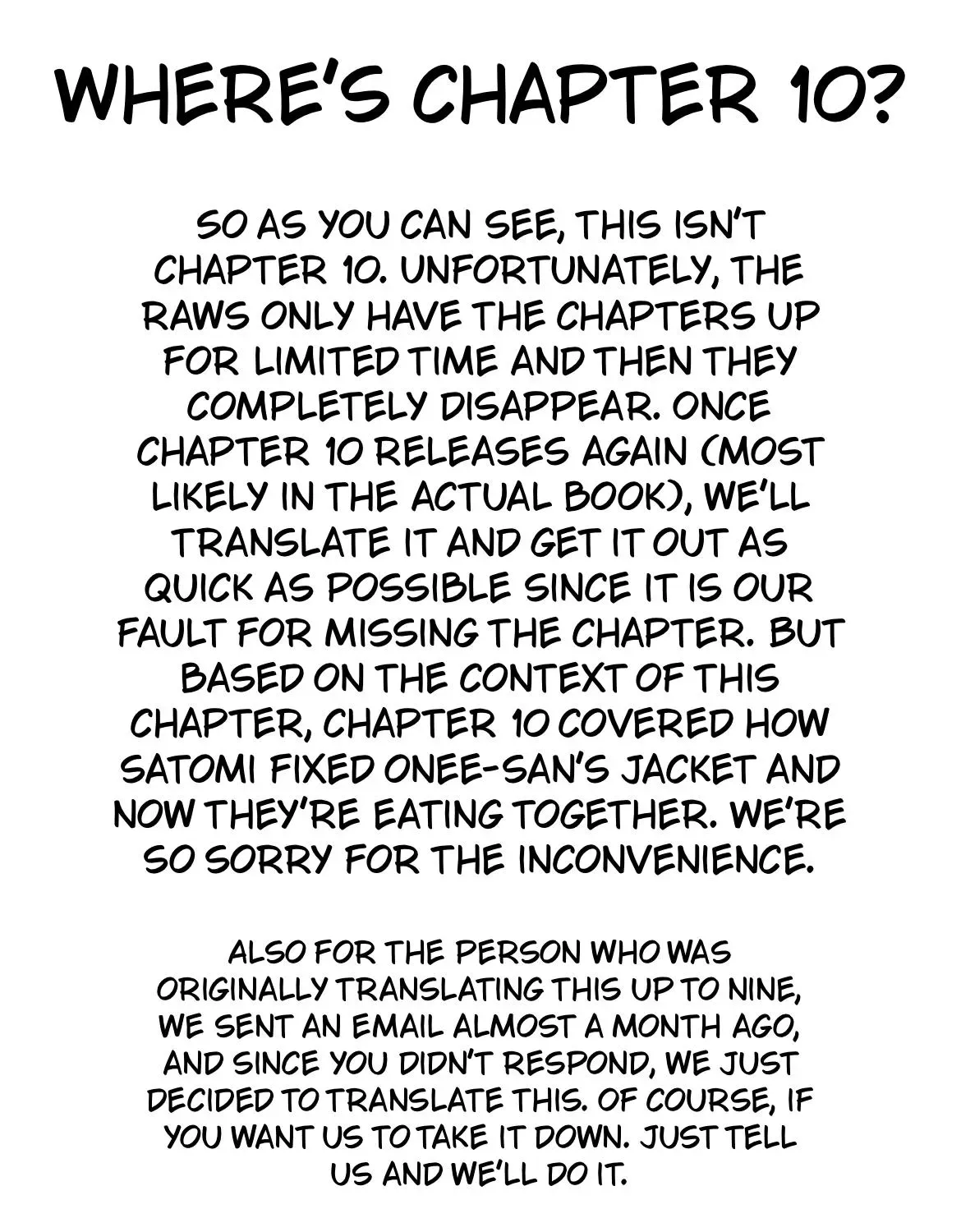 Tomodachi Nchi no Neechan ga Kowakute Ii Hito Chapter 11 page 1 - 