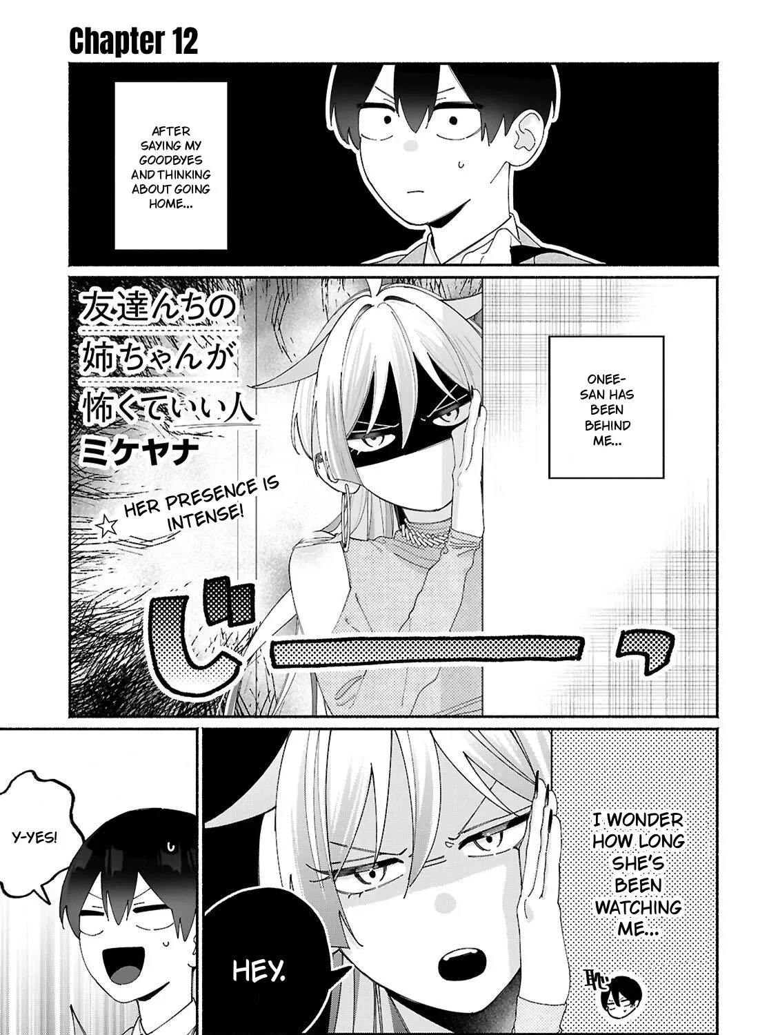 Tomodachi Nchi no Neechan ga Kowakute Ii Hito Chapter 12 page 1 - 