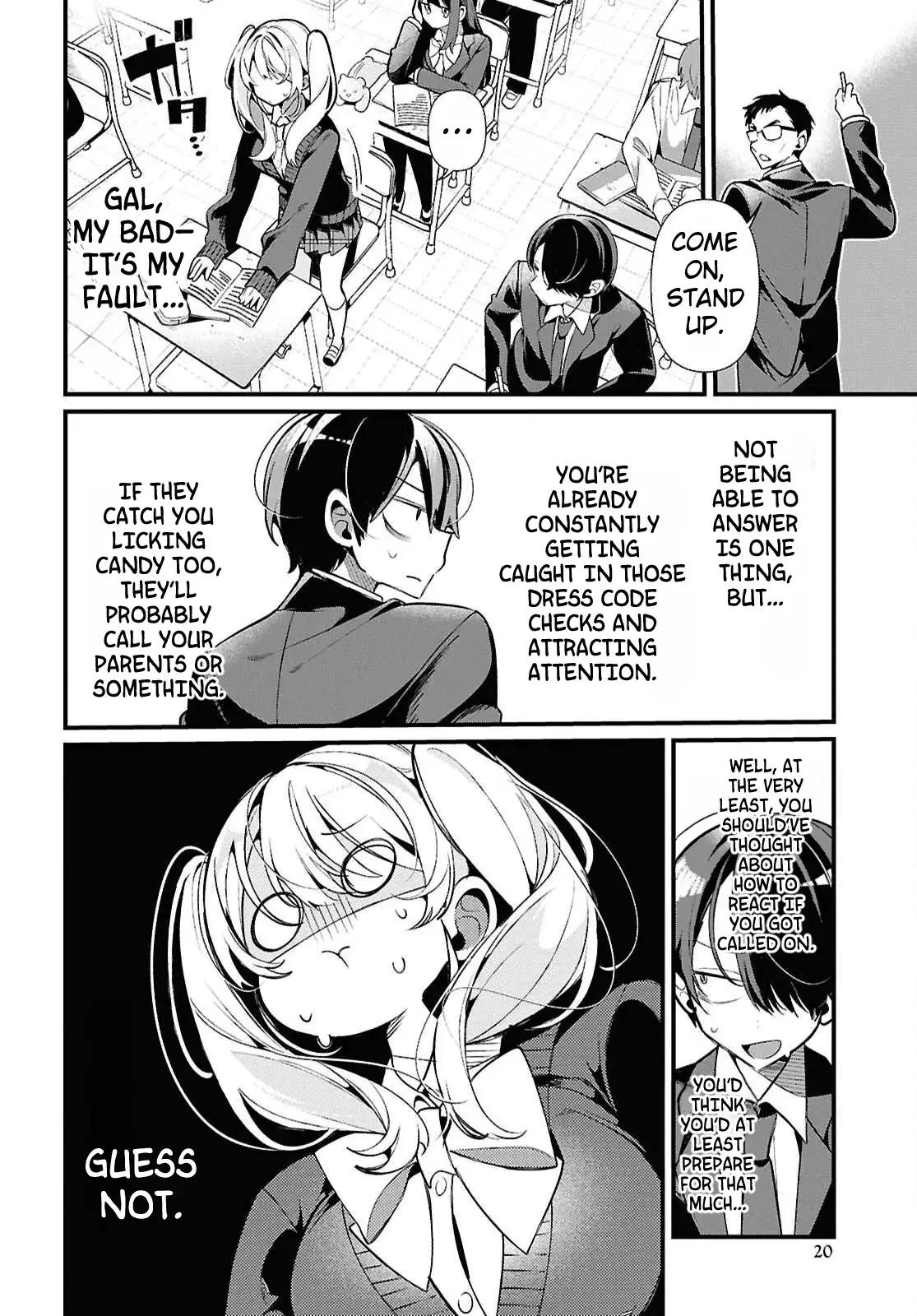 Tonari no Gyaru wa Kuchisabishii-chan Chapter 3 page 14 - 