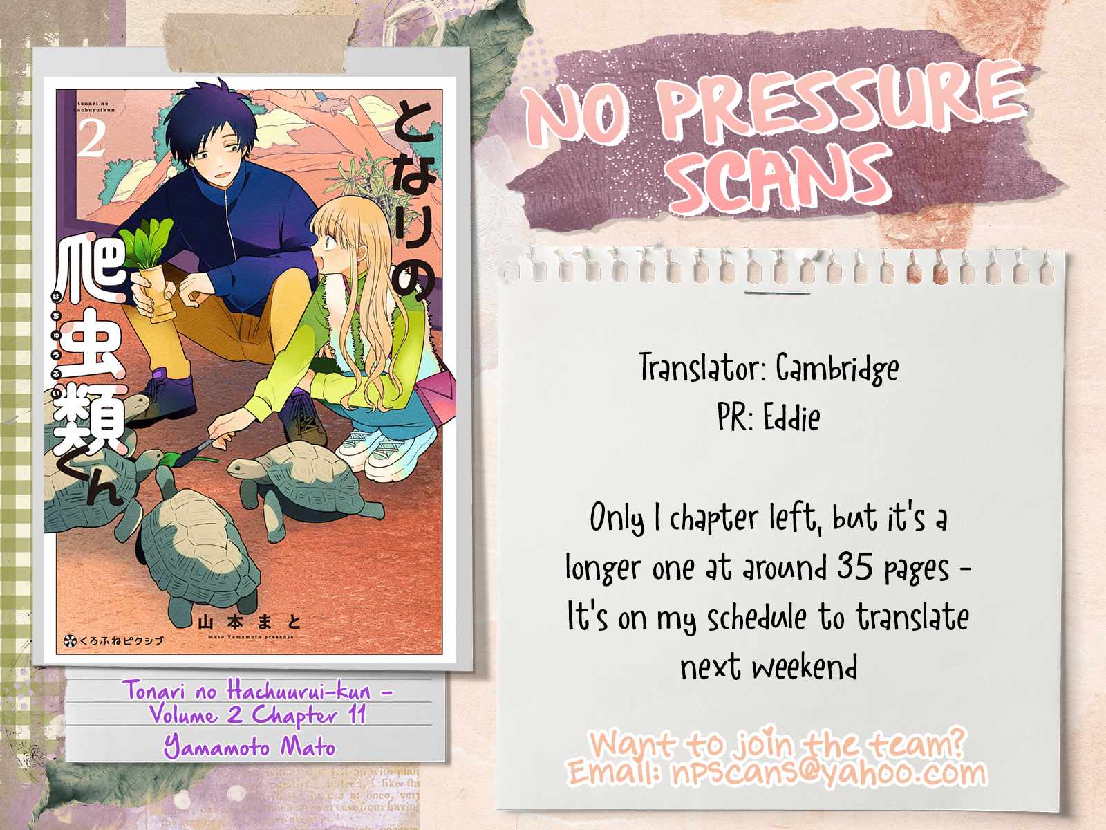 Tonari no Hachuurui-kun Chapter 11 page 16 - 