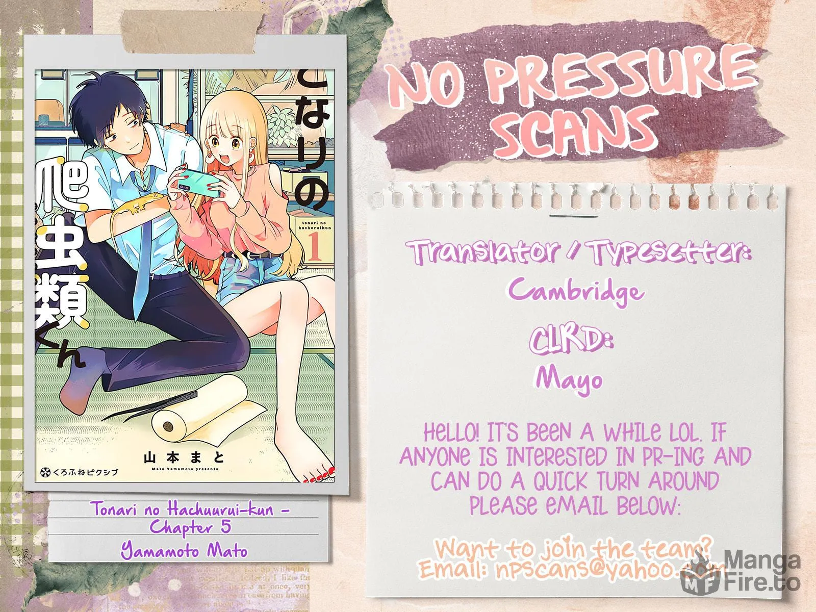 Tonari no Hachuurui-kun Chapter 5 page 47 - 