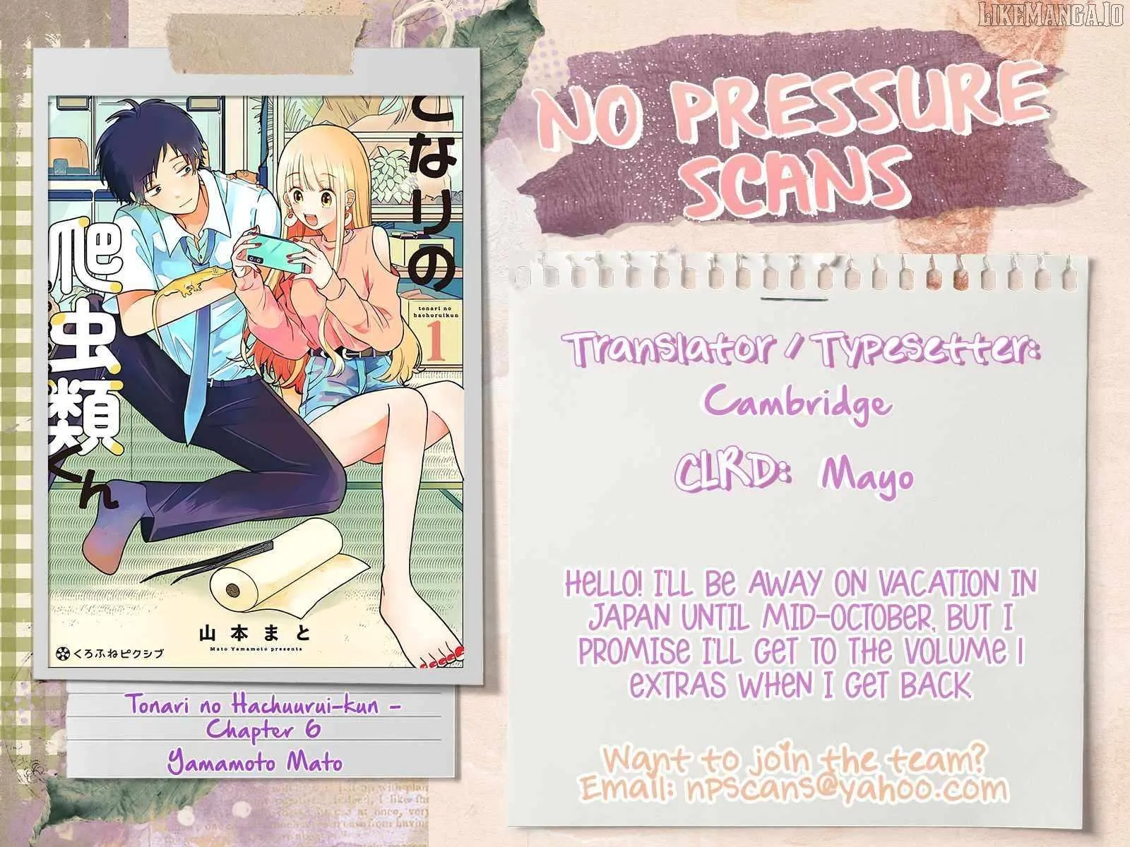 Tonari no Hachuurui-kun Chapter 6 page 59 - 