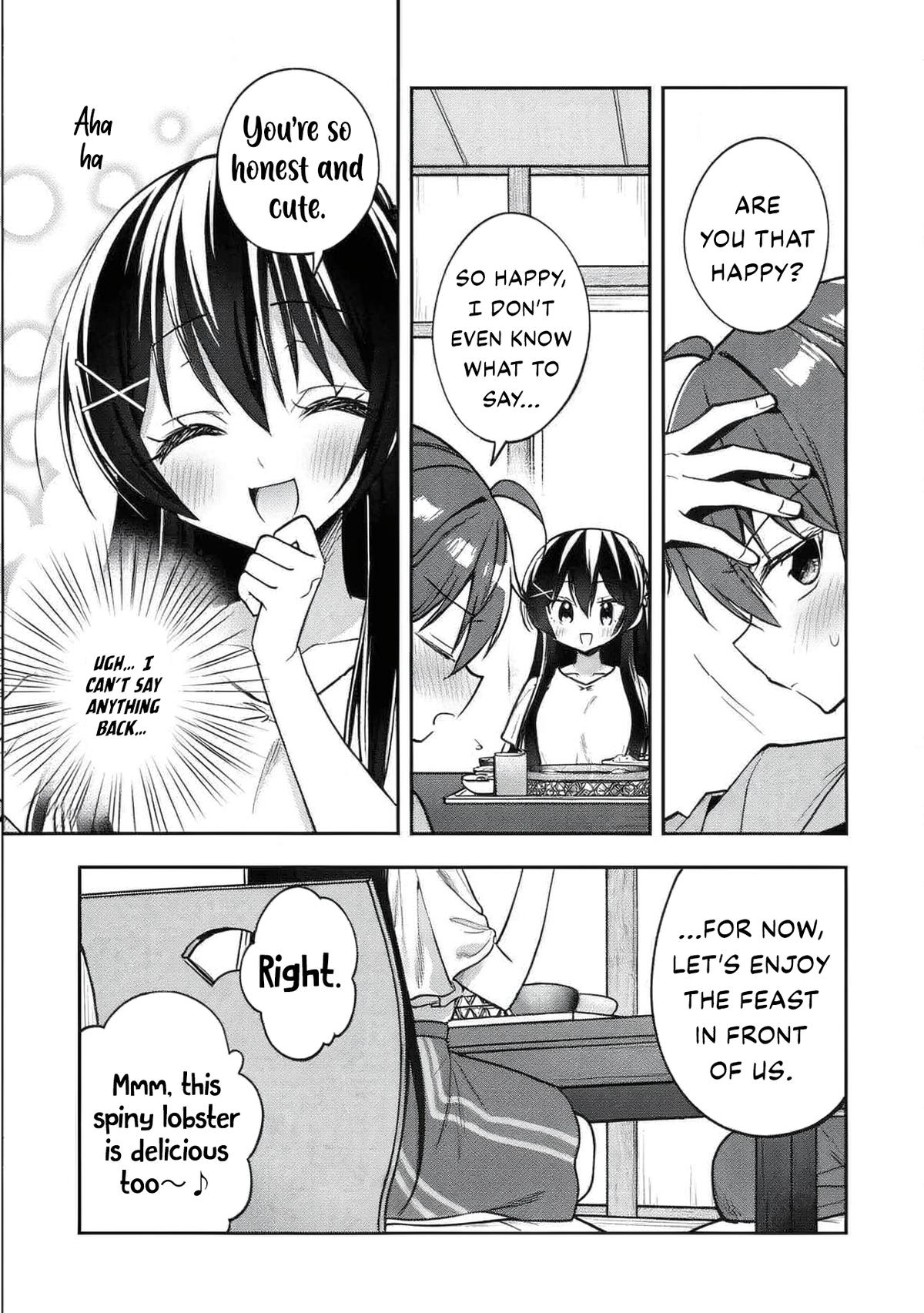 Tonari no Kuderella o Amayakashitara, Uchi no Aikagi o Watasu Koto ni Natta Chapter 32 page 12 - 