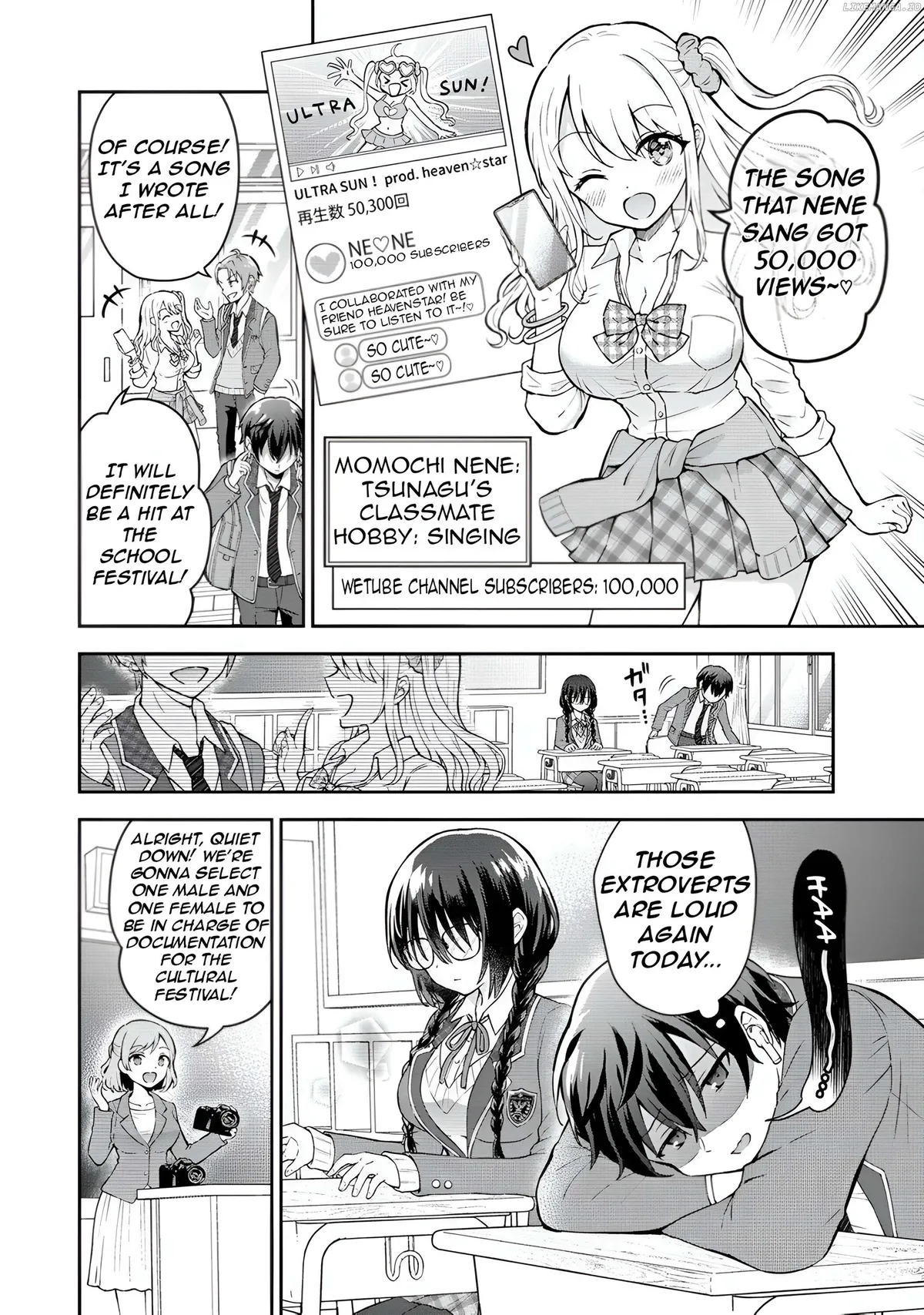 Tonari no Seki no Inkya Joshi ga Oshi Utai Datta ~Ore no Kyoku wo Uttatekure!~ Chapter 1 page 11 - 