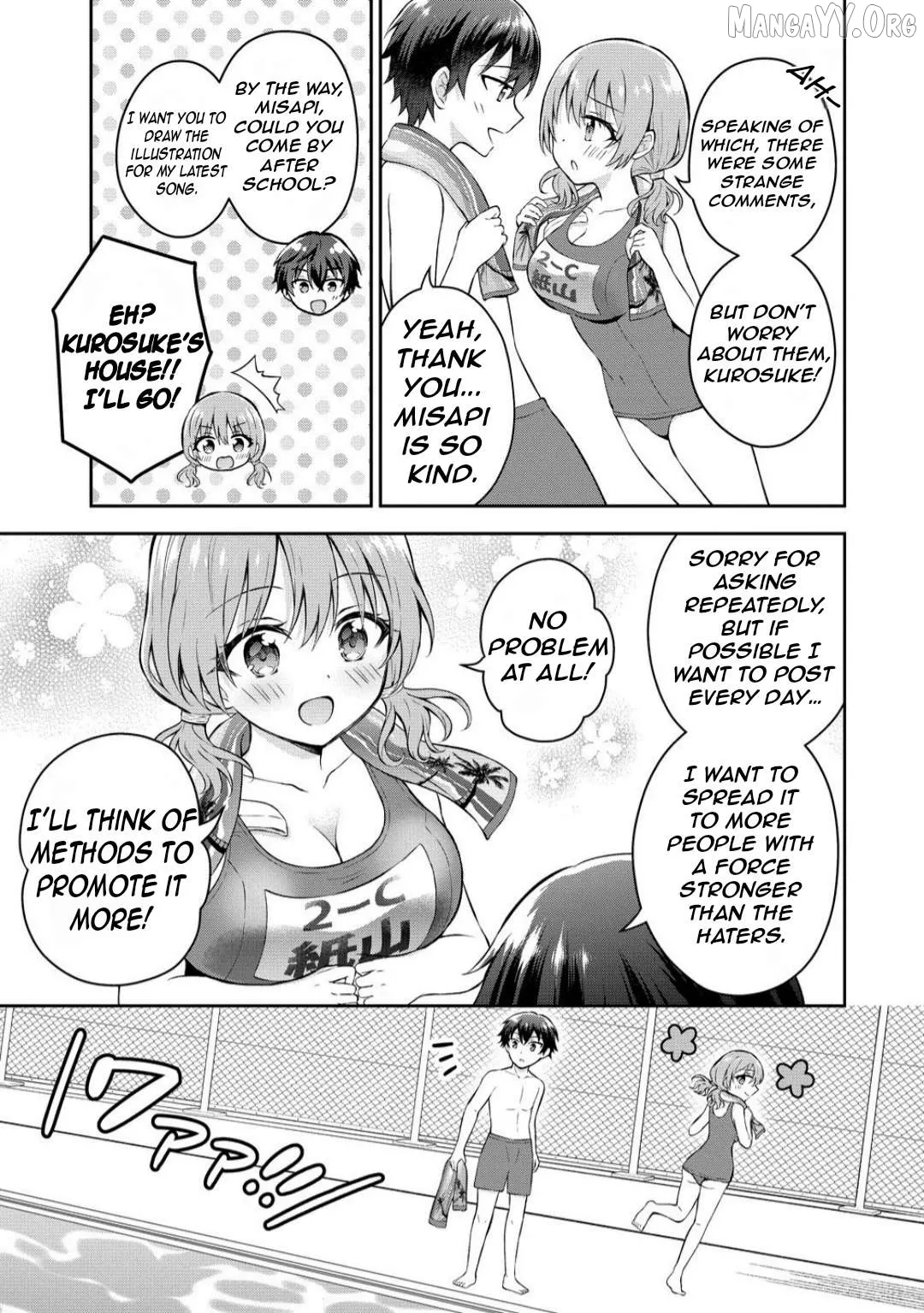 Tonari no Seki no Inkya Joshi ga Oshi Utai Datta ~Ore no Kyoku wo Uttatekure!~ Chapter 14.1 page 11 - 